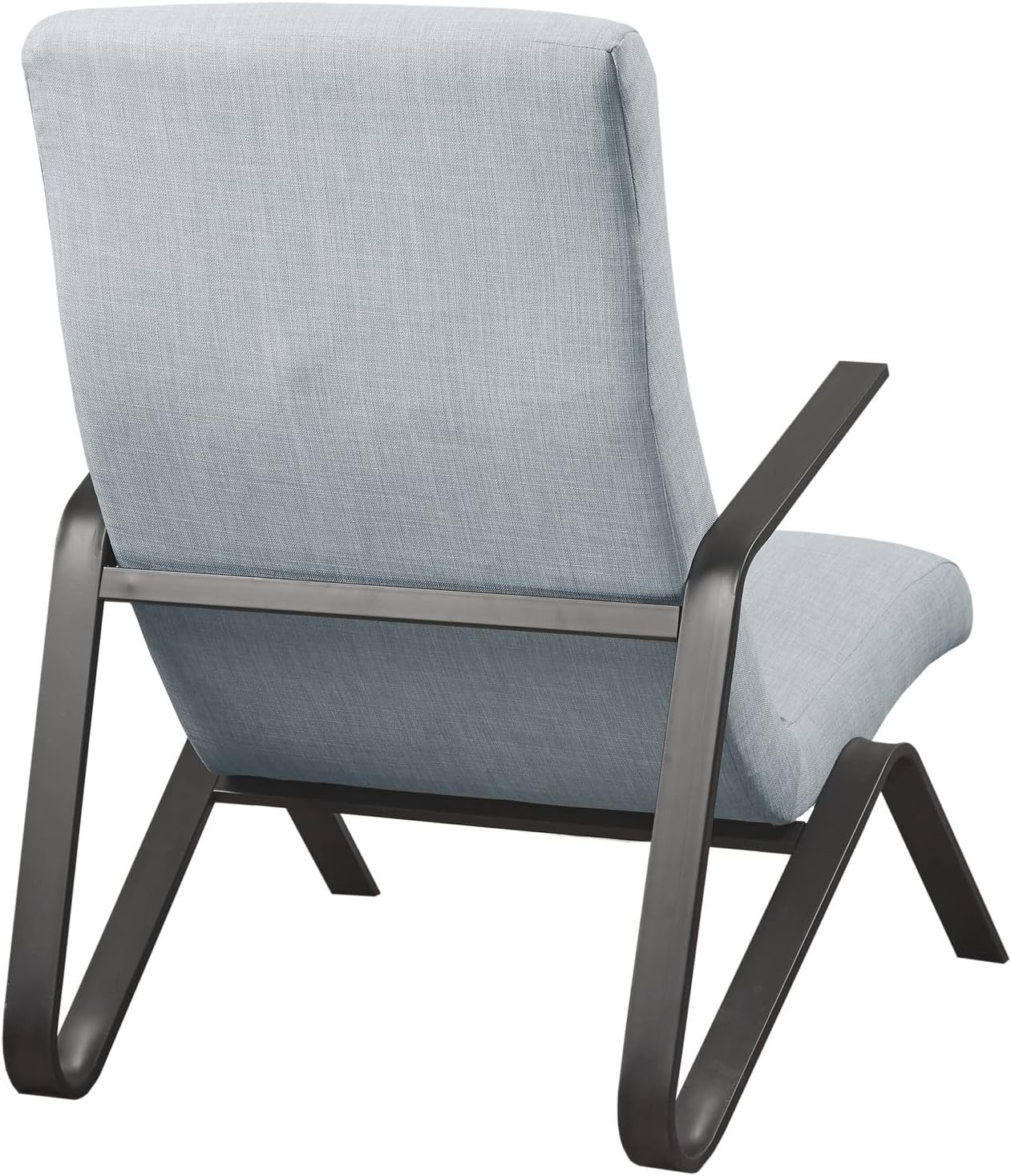 image:imageMartha Stewart Upholsterd Accent Chair Living Room Furniture Modern Design Leisurely Resting Comfortable Foam Seat Cushion Bedroom Lounge Sophisticated Finished Sturdy Frame Light BlueLight Blue