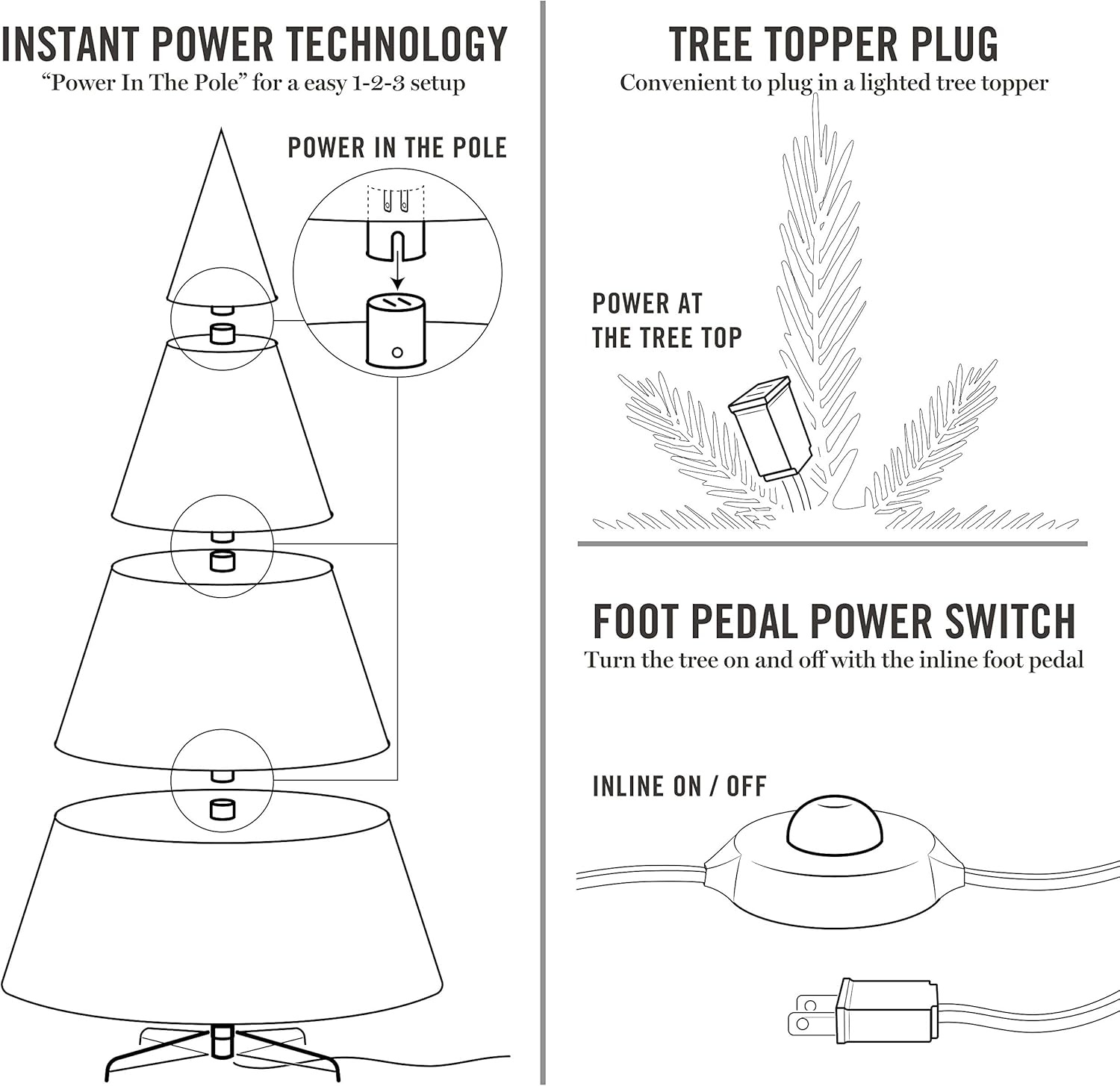 image:imageMartha Stewart 5 Ft Blue Spruce Prelit Christmas Tree with White Lights Realistic Faux Holiday Tree with Metal Stand Indoor Home DecorClear White Lights