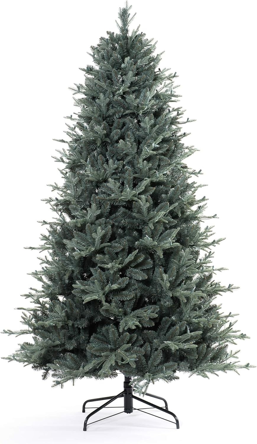 image:imageMartha Stewart 5 Ft Blue Spruce Prelit Christmas Tree with White Lights Realistic Faux Holiday Tree with Metal Stand Indoor Home DecorClear White Lights