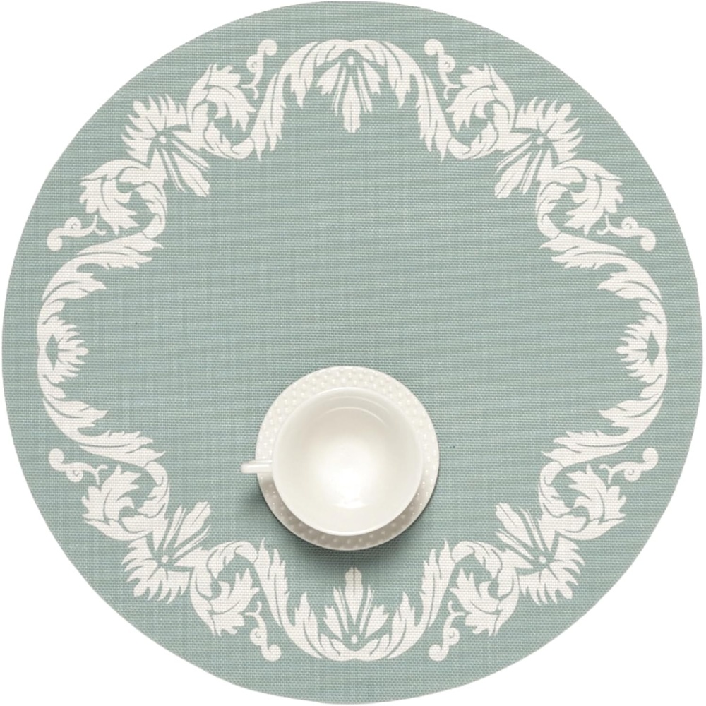 image:imageMartha by Martha Stewart Chilewich Scroll Round Set of 4 Placemats in AbaloneAbalone