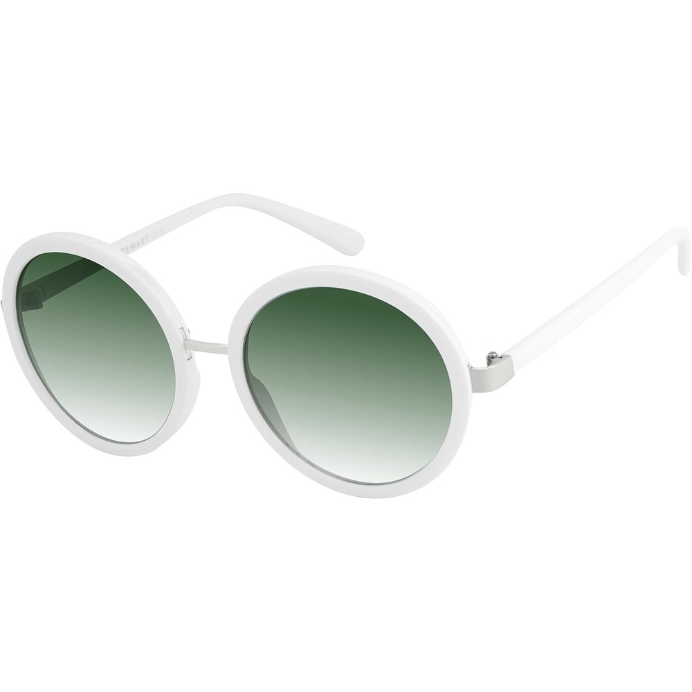 image:imageMartha Stewart Womens Martha Stewart Rounded Panto Plastic Frame With a Slim Metal BridgeWhite