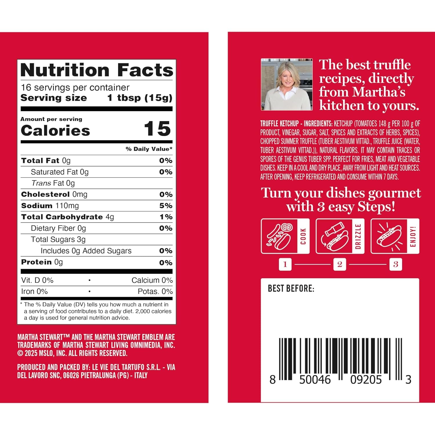 image:imageMartha Stewart amp Jimmy Tartufi Gourmet Truffle Ketchup Condiment 84 oz Pack of 1 Real Summer Truffle Made in Italy No Added Sugar No Preservatives No Colorants For Fries amp Grilled Meats