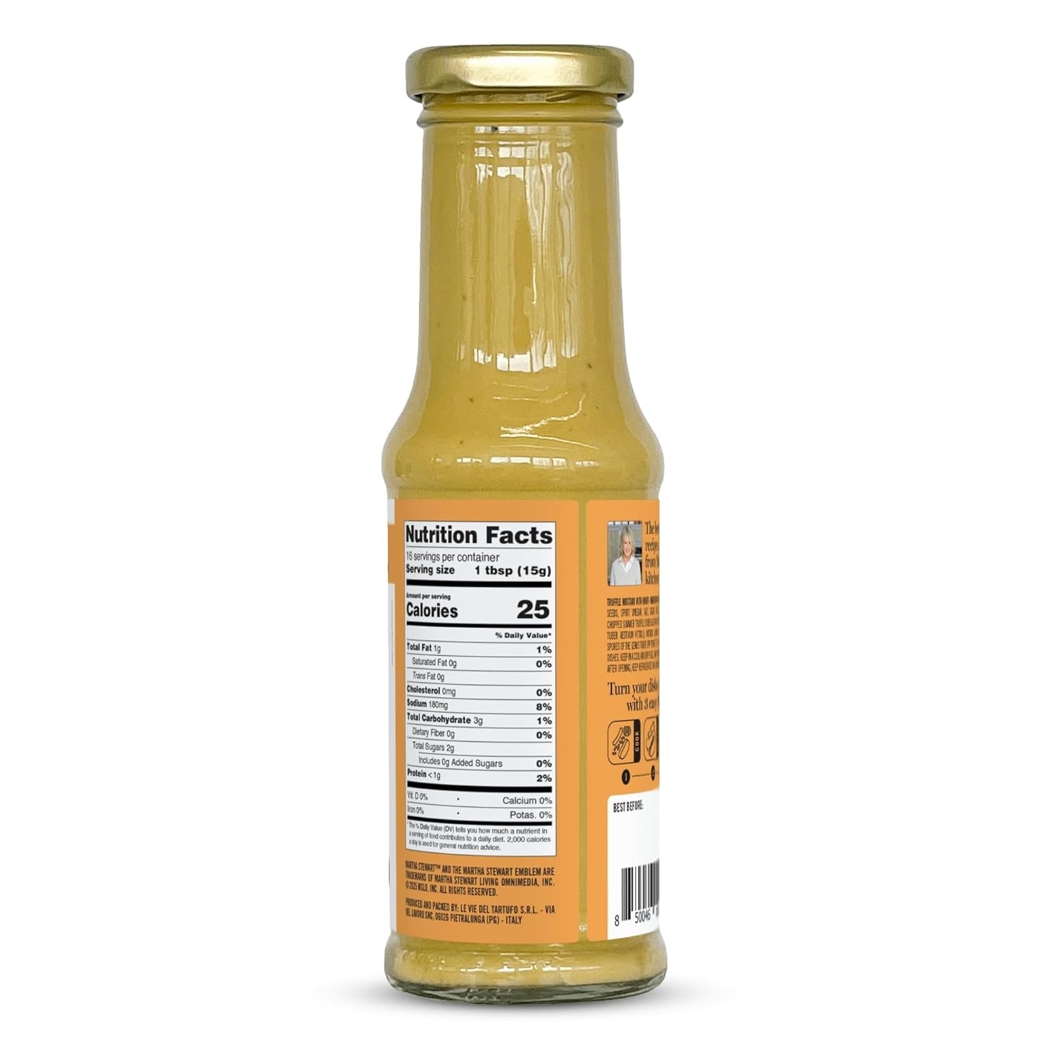 image:imageMartha Stewart amp Jimmy Tartufi Gourmet Truffle Mustard with Honey 84 oz Pack of 1 Italian Honey Mustard Dipping Sauce Made with Real Summer Truffle 100 Natural No Preservatives No Colorants