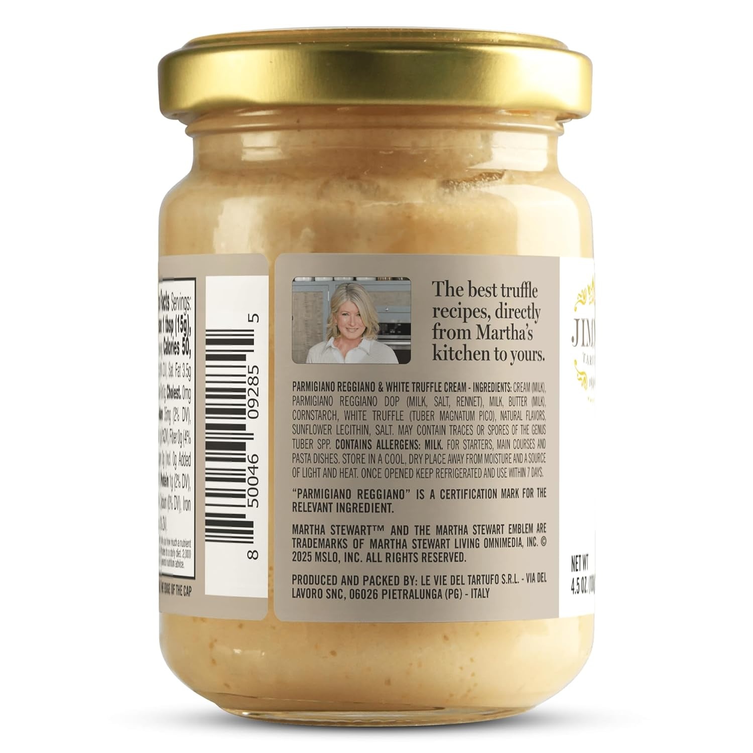 image:imageMartha Stewart amp Jimmy Tartufi Parmigiano Reggiano amp White Truffle Cream 45oz Jar Pack of 1 No Preservatives Colorants or Added Sugar Cooking Cream for Pasta Risotto amp Crostini