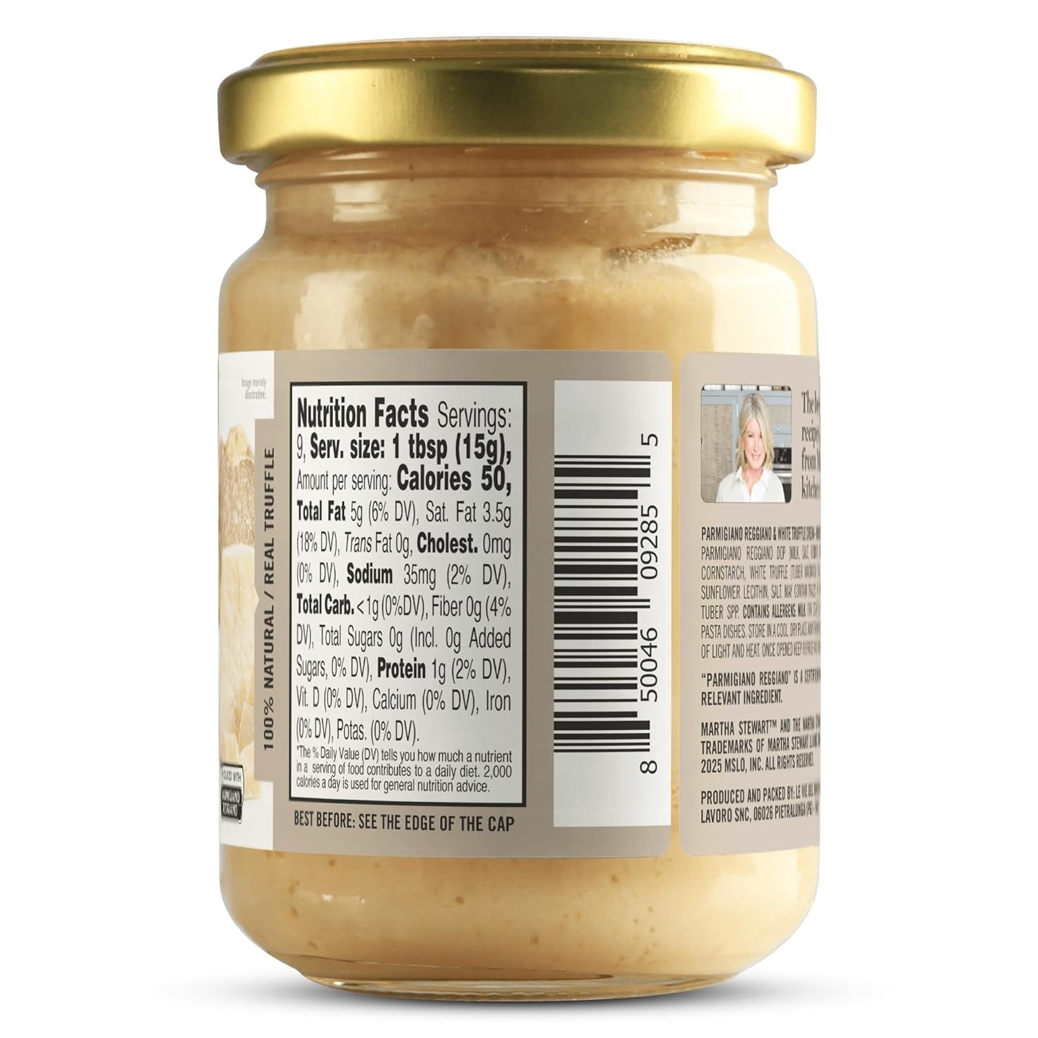 image:imageMartha Stewart amp Jimmy Tartufi Parmigiano Reggiano amp White Truffle Cream 45oz Jar Pack of 1 No Preservatives Colorants or Added Sugar Cooking Cream for Pasta Risotto amp Crostini
