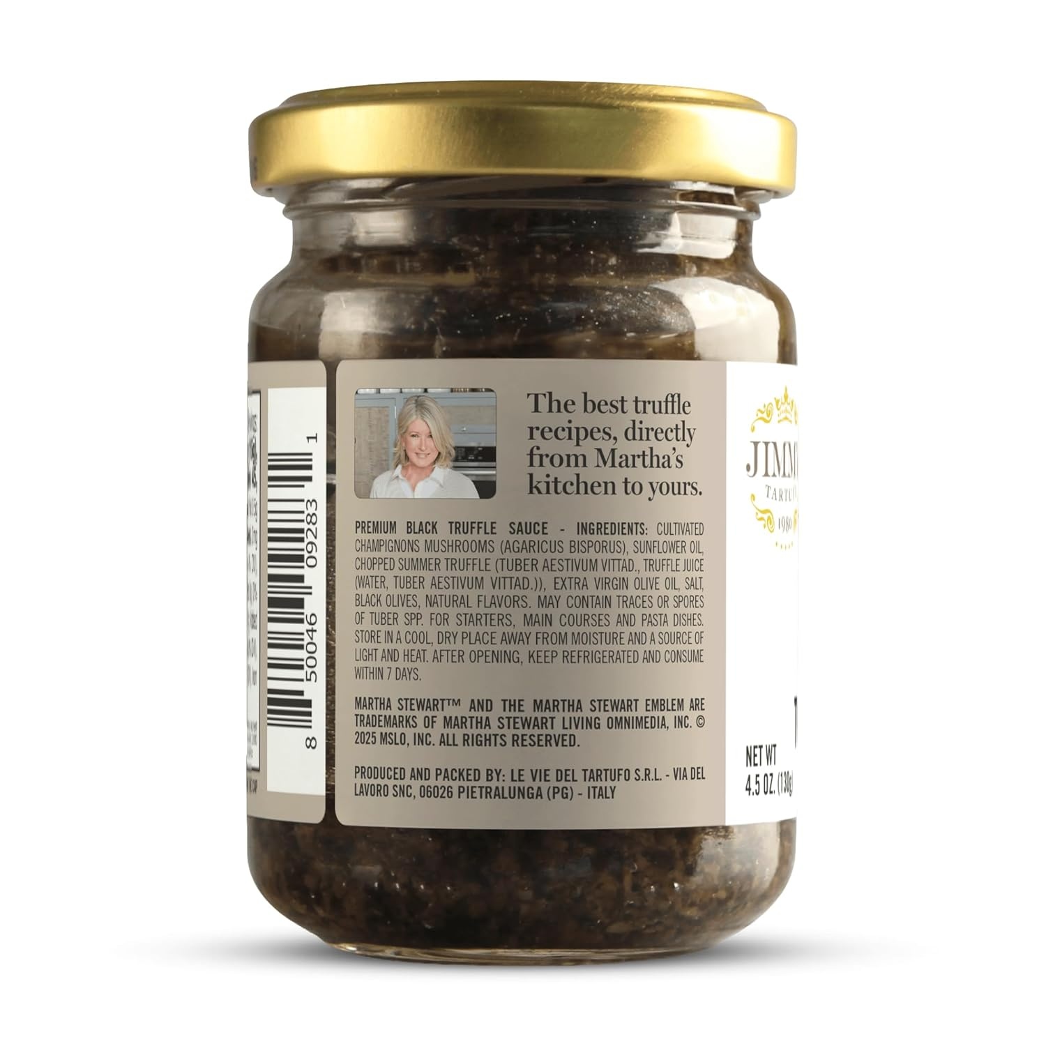 image:imageMartha Stewart amp Jimmy Tartufi Premium Black Truffle Sauce 45 oz Jar Pack of 1 Made With Real Truffles No Preservatives Colorants or Added Sugar For Pasta Risotto Meat Crostini Eggs