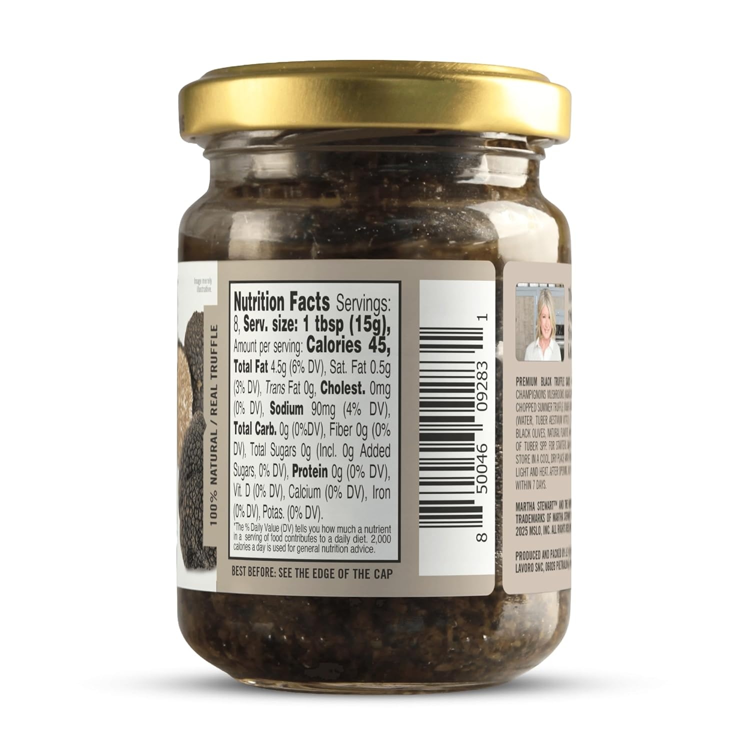 image:imageMartha Stewart amp Jimmy Tartufi Premium Black Truffle Sauce 45 oz Jar Pack of 1 Made With Real Truffles No Preservatives Colorants or Added Sugar For Pasta Risotto Meat Crostini Eggs