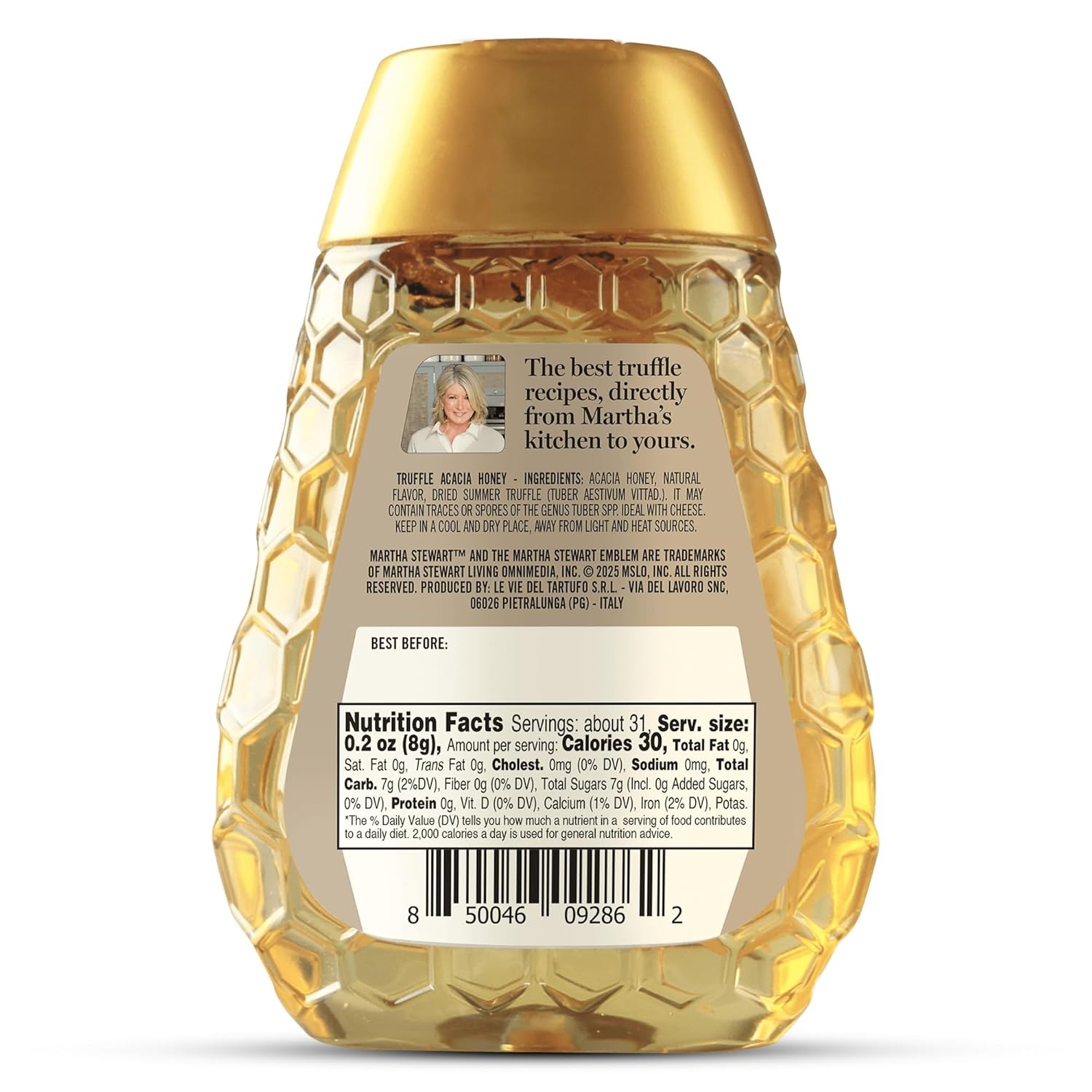 image:imageMartha Stewart amp Jimmy Tartufi Premium Truffle Honey 88oz Squeeze Bottle Dried Summer Black Truffle amp Italian Acacia Honey No Preservatives or Colorants Gourmet Infused for Cheese amp Charcuterie