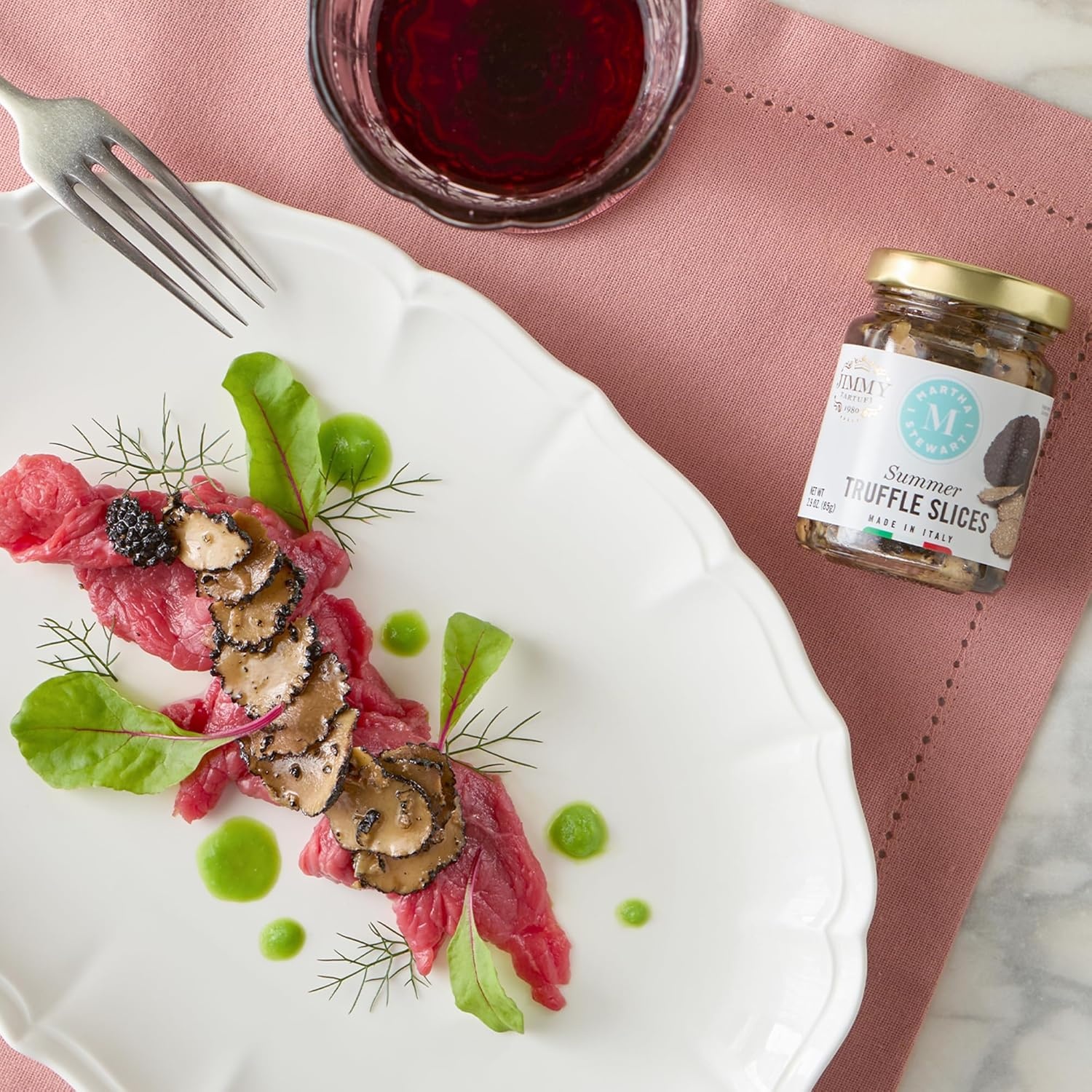 image:imageMartha Stewart amp Jimmy Tartufi Summer Black Truffle Slices 29 oz Jar Pack of 1 Truffle Mushrooms in Sunflower Oil Made in Italy No Preservatives Colorants Added Sugar Gourmet Italian Food