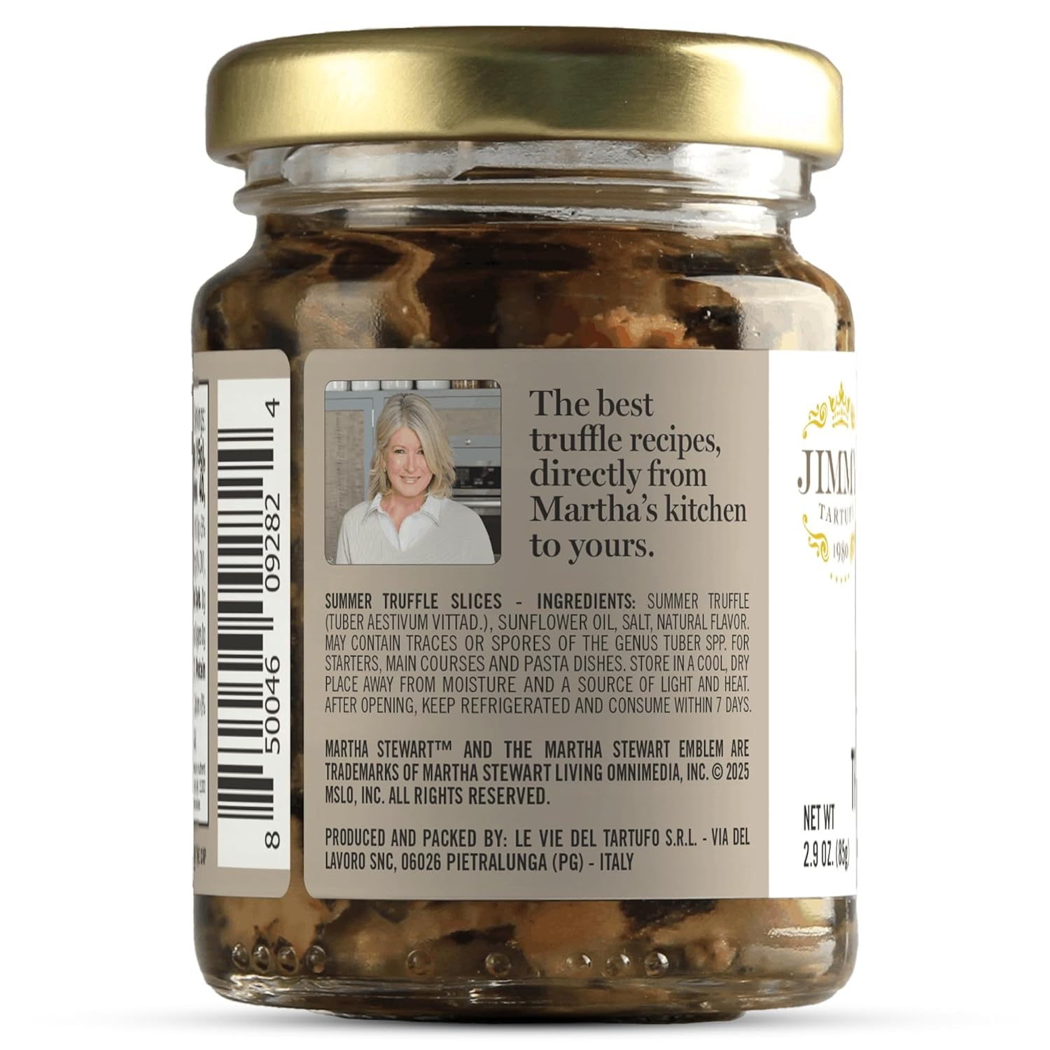 image:imageMartha Stewart amp Jimmy Tartufi Summer Black Truffle Slices 29 oz Jar Pack of 1 Truffle Mushrooms in Sunflower Oil Made in Italy No Preservatives Colorants Added Sugar Gourmet Italian Food