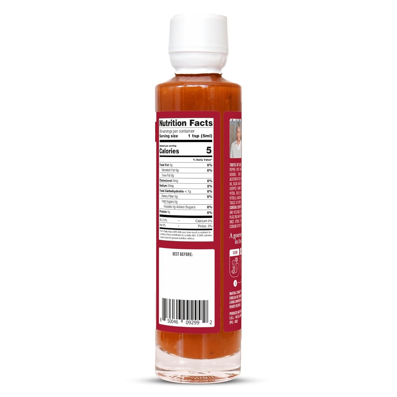 image:imageMartha Stewart and Jimmy Tartufi Gourmet Black Truffle Hot Sauce 33 fl oz Pack of 1 Made With Real Summer Truffle amp Italian Habanero Pepper No Artificial Colors For Eggs Tacos Pizza amp Grilled Meats