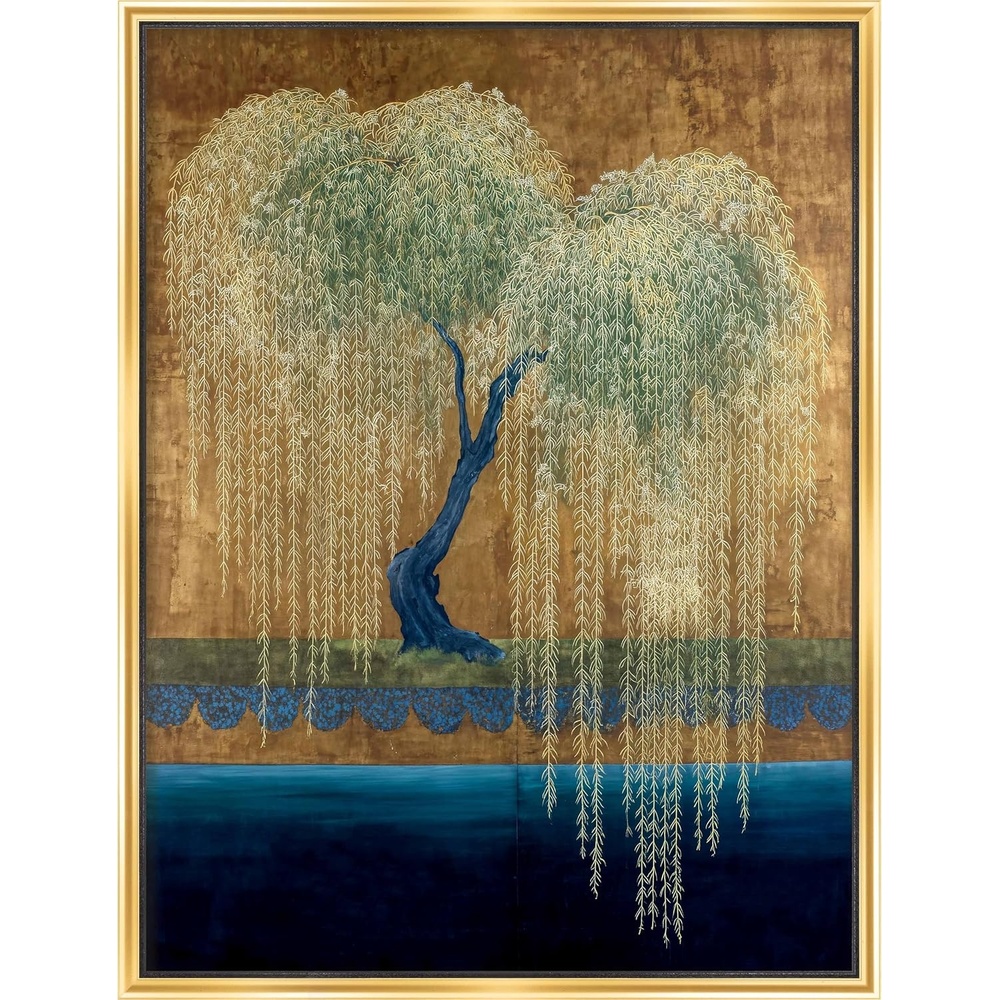 image:imageMartha Stewart Perry Street Canvas Wall Art Modern Landscape Willow Study I 195 x 255 Living Room and Bedroom Decor FramedModern Landscape Willow Study II