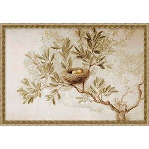 Martha Stewart Skylands Canvas Wall Art, Songbird Study, 14″ x 20″, Living Room and Bedroom Decor, Framed