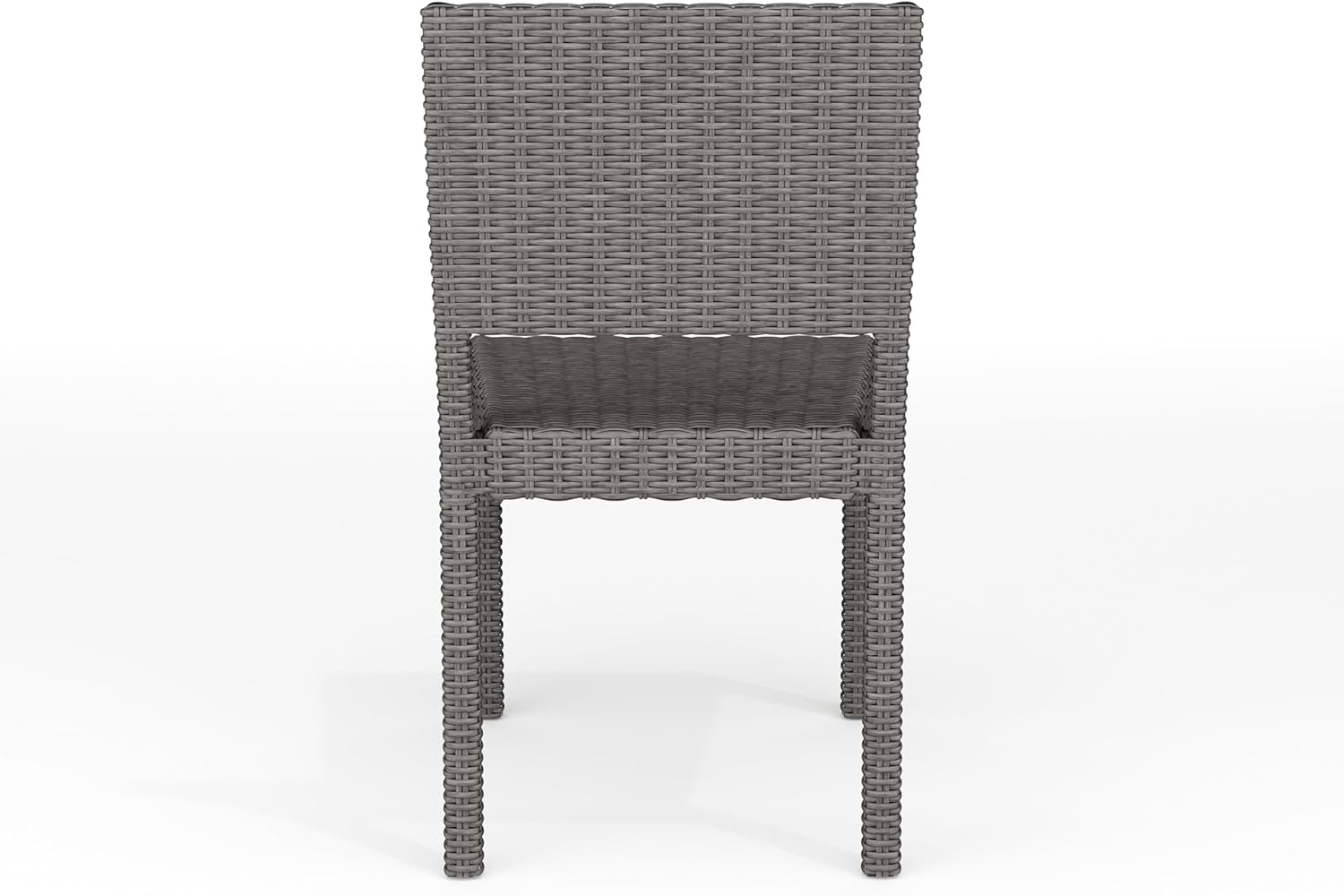 image:imageMartha Stewart Bedford IndoorOutdoor Stackable Patio Chair with Rattan Wicker Finish in BrownGrey