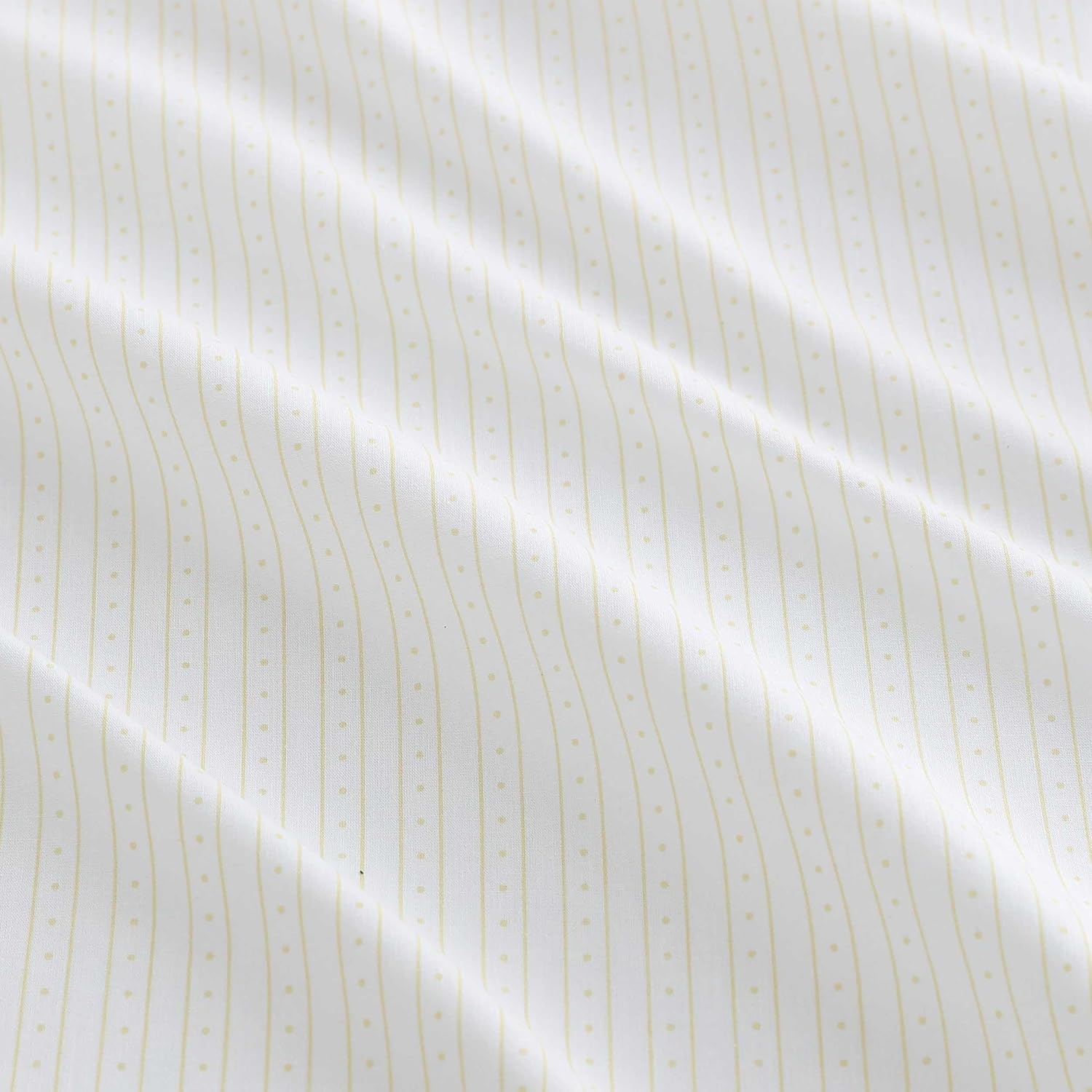 image:imageMartha Stewart Twin XL Size Sheet Set Breathable Cotton Percale Bedding with Matching Pillowcase Fully Elastic Fitted Sheet Deep Pocket Crisp amp Cooling AllSeason Comfort Small Gingham BlueDottie Stripe Yellow