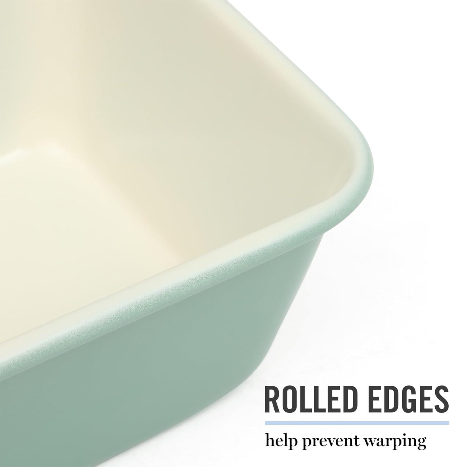image:imageMartha Stewart Gallen 9 Inch Nonstick Carbon Steel Loaf Pan Champagne Durable Bakeware for Even Baking and Easy ReleaseTeal