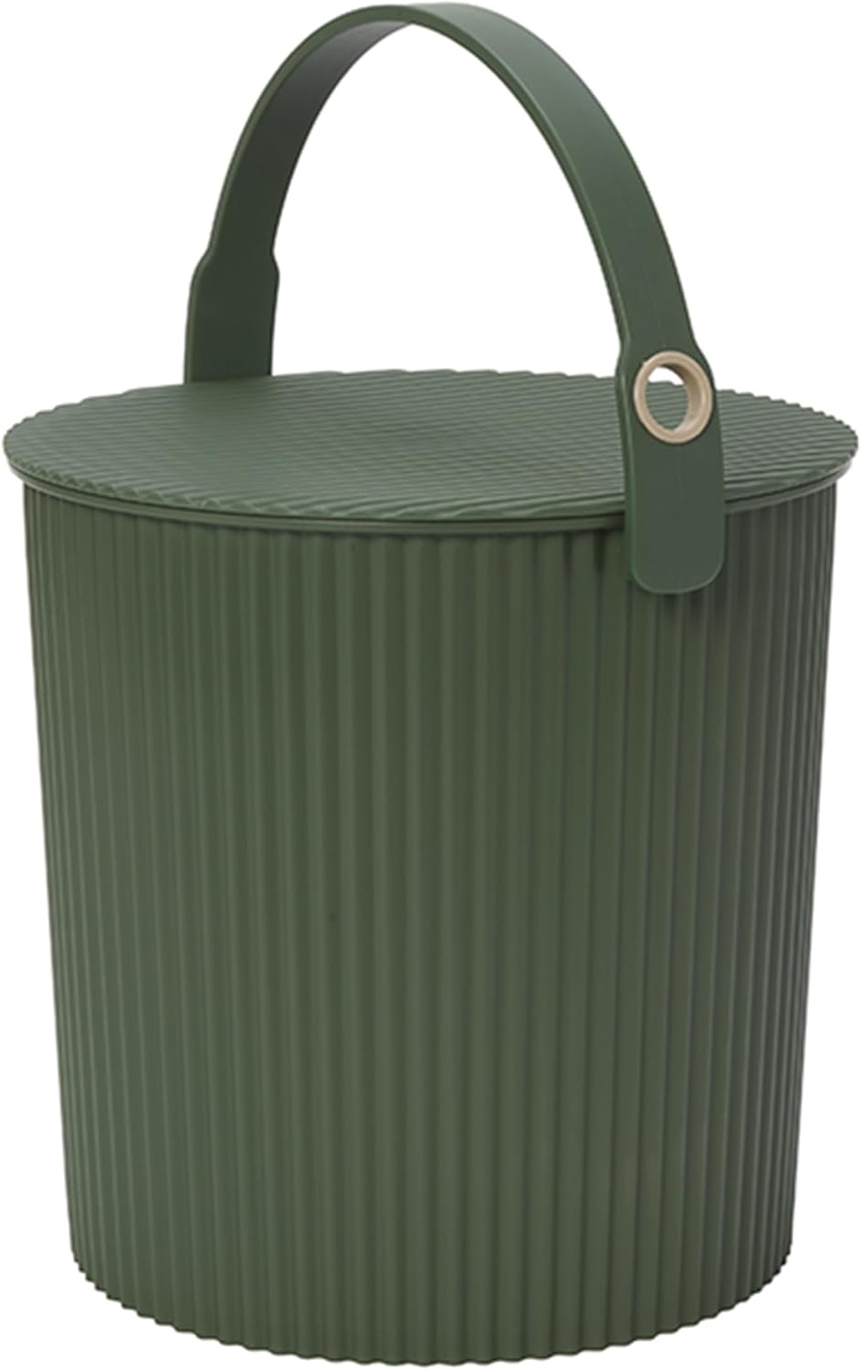 image:imageMartha by Martha Stewart Hachiman Extra Large Bucket HandsFree Filling Easy to Stack and Store Indoor Outdoor UseGarden Green