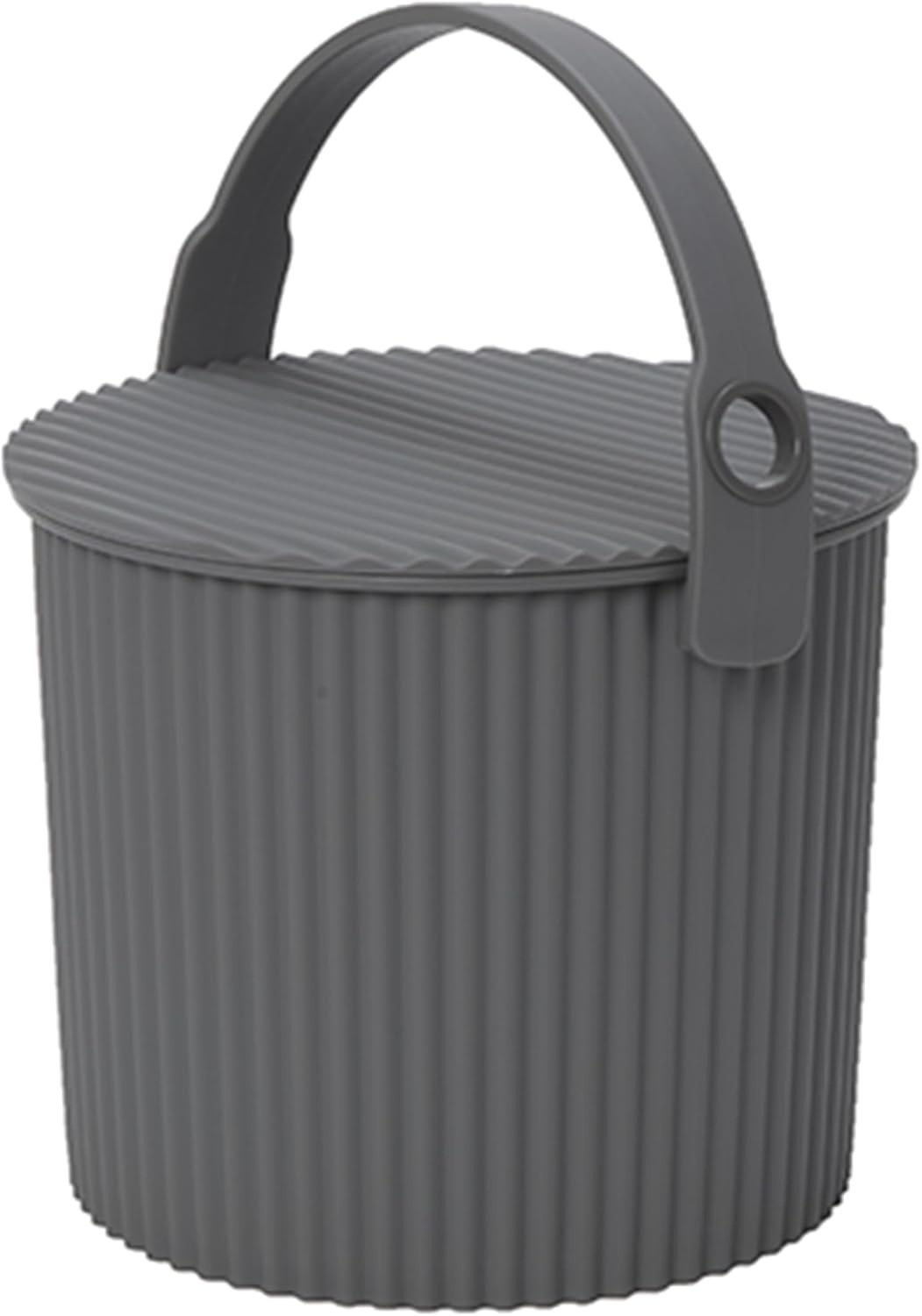 image:imageMartha by Martha Stewart Hachiman Extra Large Bucket HandsFree Filling Easy to Stack and Store Indoor Outdoor UseNew Grey