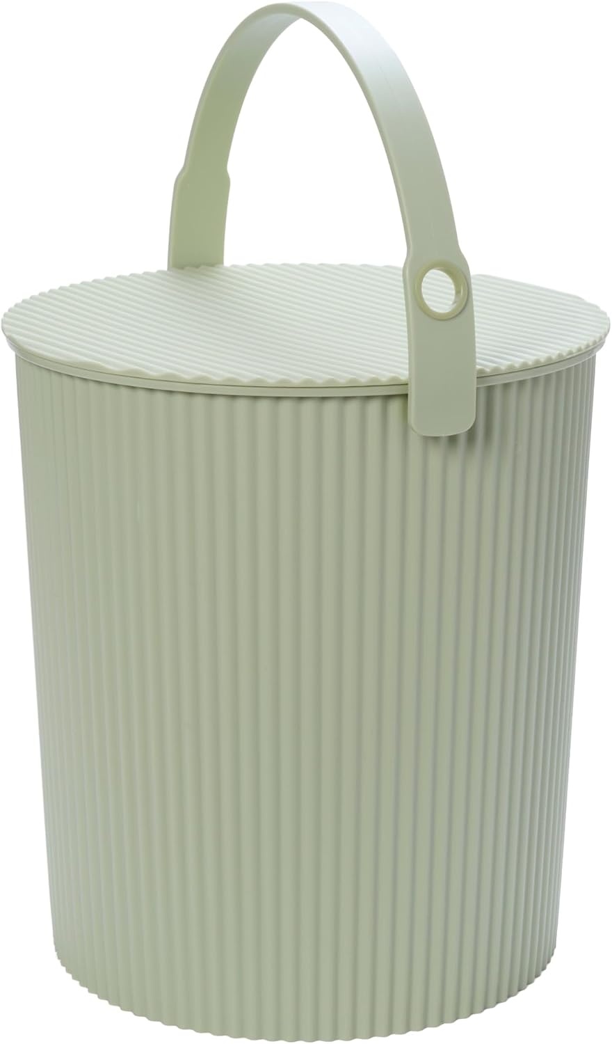image:imageMartha by Martha Stewart Hachiman Extra Large Bucket HandsFree Filling Easy to Stack and Store Indoor Outdoor UseSage
