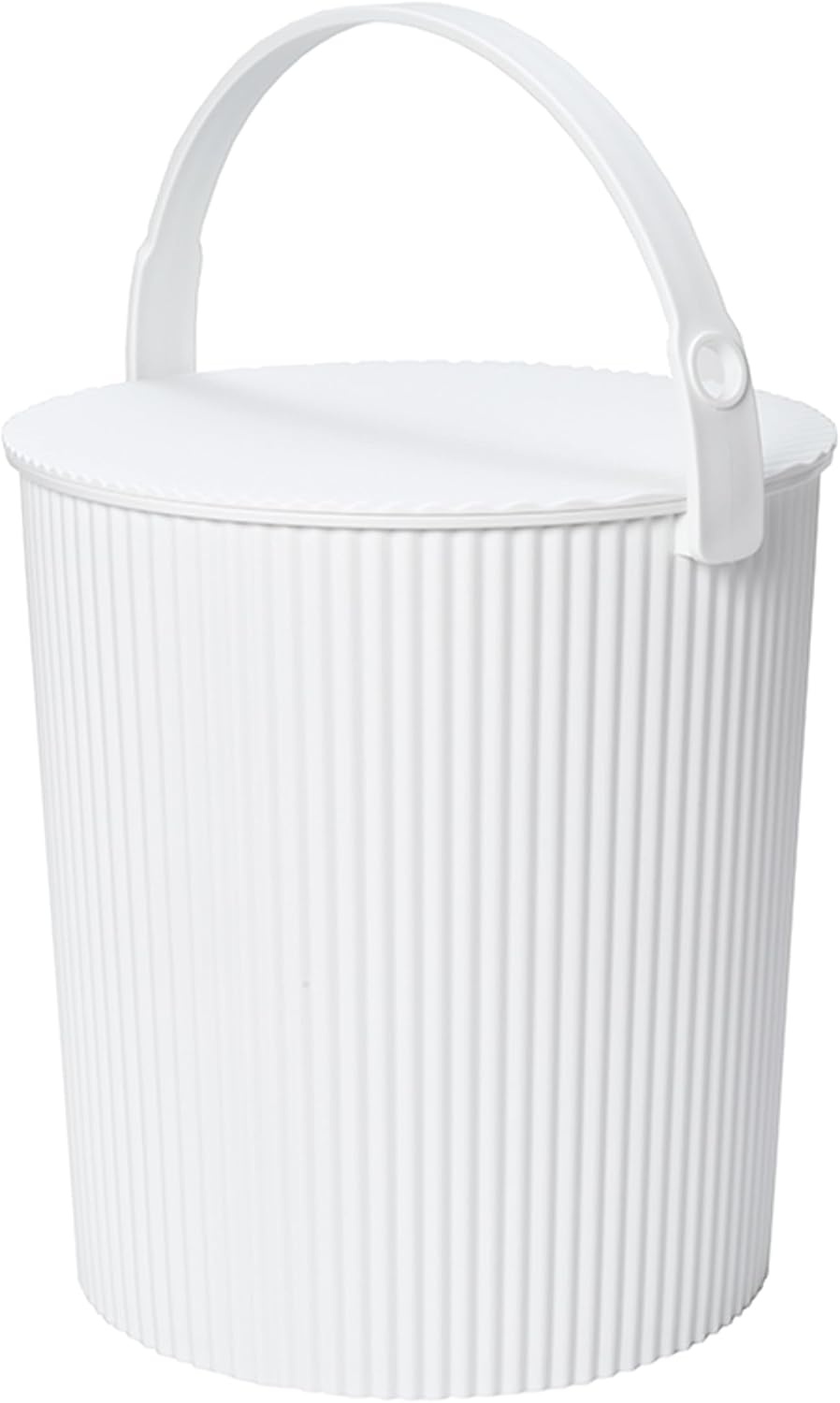image:imageMartha by Martha Stewart Hachiman Extra Large Bucket HandsFree Filling Easy to Stack and Store Indoor Outdoor UseWhite