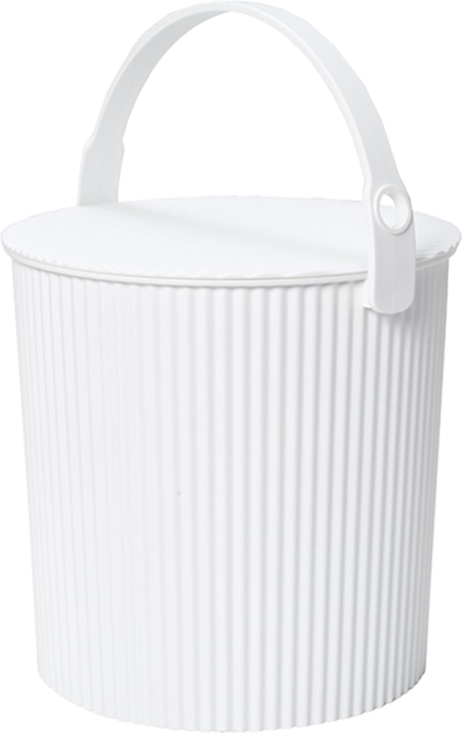 image:imageMartha by Martha Stewart Hachiman Extra Large Bucket HandsFree Filling Easy to Stack and Store Indoor Outdoor UseWhite