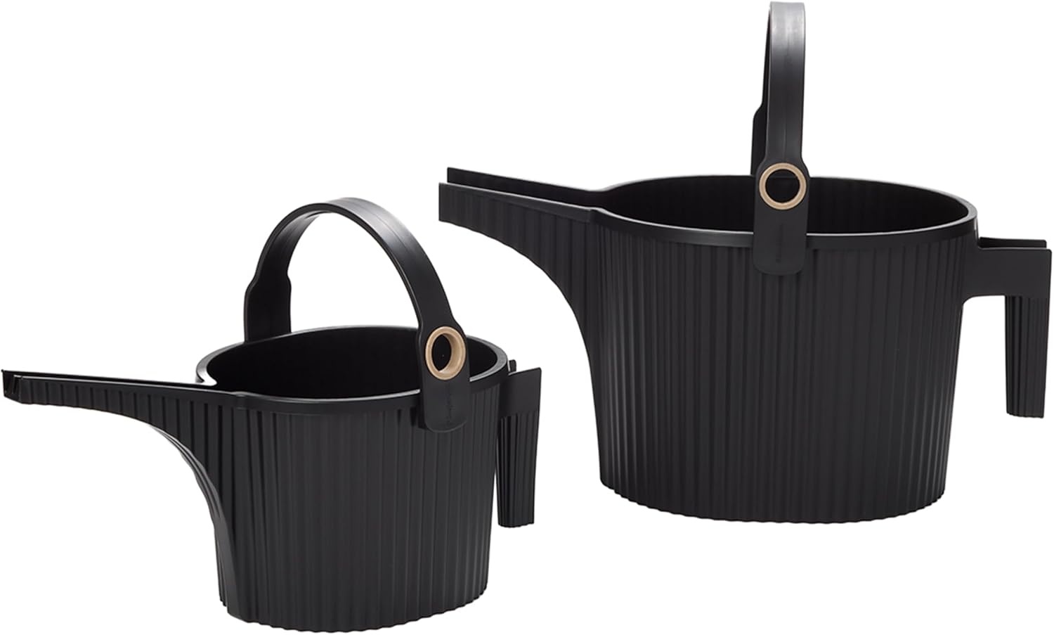 image:imageMartha by Martha Stewart Hachiman Small Watering Can with Widened Spout 15 L Plant Watering Can for Indoor and Outdoor Plants HandsFree Filling 133 53 OliveBlack