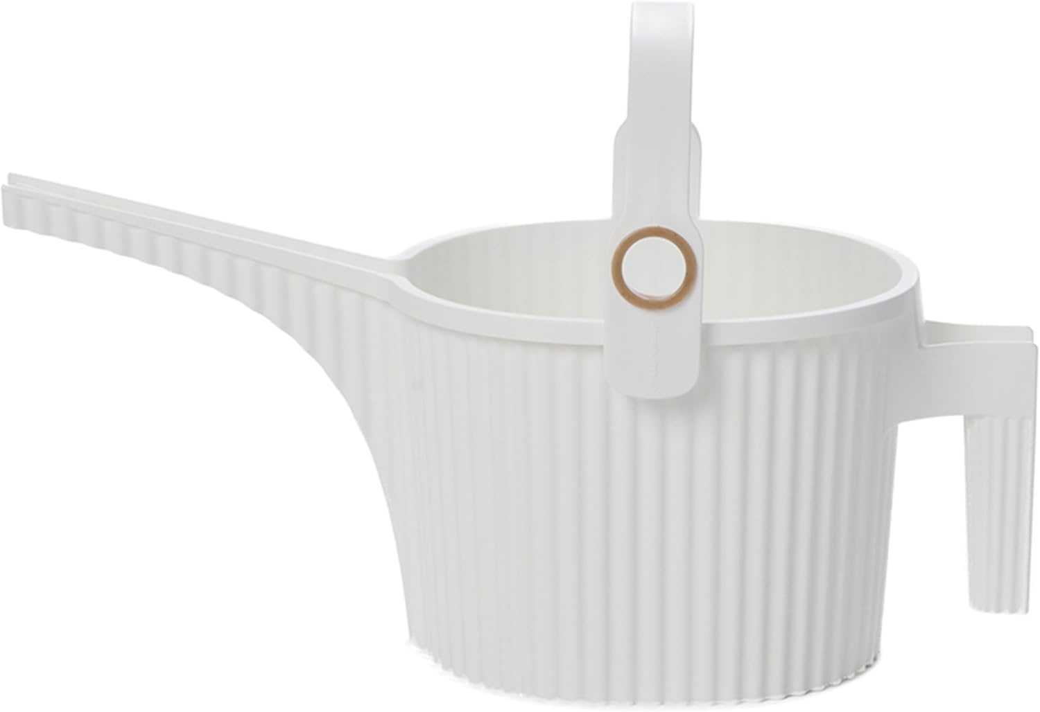 image:imageMartha by Martha Stewart Hachiman Small Watering Can with Widened Spout 15 L Plant Watering Can for Indoor and Outdoor Plants HandsFree Filling 133 53 OliveWhite