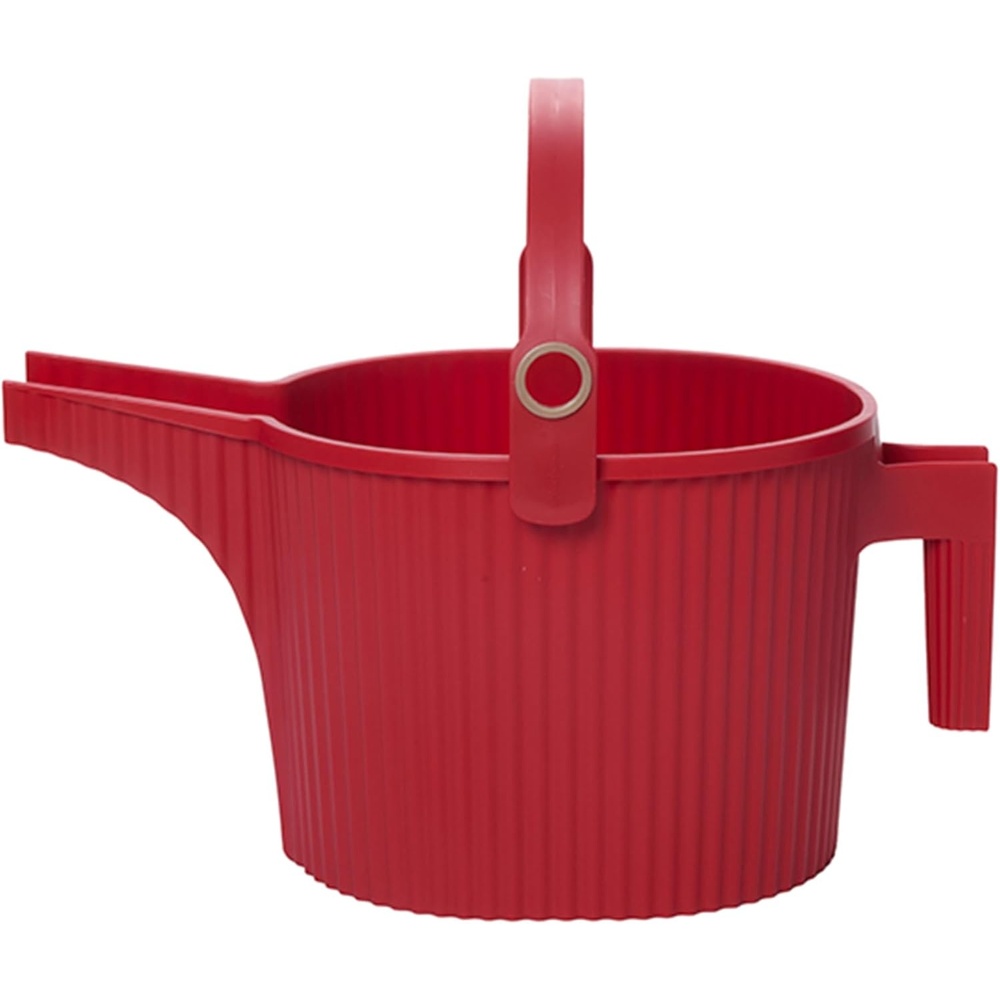 image:imageMartha by Martha Stewart Hachiman Small Watering Can with Widened Spout 15 L Plant Watering Can for Indoor and Outdoor Plants HandsFree Filling 133 53 OliveRed