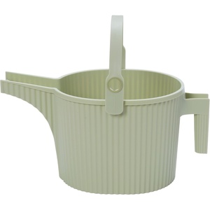 Martha by Martha Stewart Hachiman Small Watering Can with Widened Spout | 1.5 L Plant Watering Can for Indoor and Outdoor Plants, Hands-Free Filling, 13.3″ × 5.3″, Olive(Sage)
