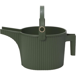 Martha by Martha Stewart Hachiman Small Watering Can with Widened Spout | 1.5 L Plant Watering Can for Indoor and Outdoor Plants, Hands-Free Filling, 13.3″ × 5.3″, Olive(Garden Green)