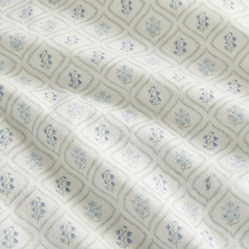 image:imageMartha Stewart Full Sheet Set with Fitted Sheet amp Pillowcases Cotton Percale Bedding with a Smooth Feel Deep Pocket Gingham BrownCosta Blue