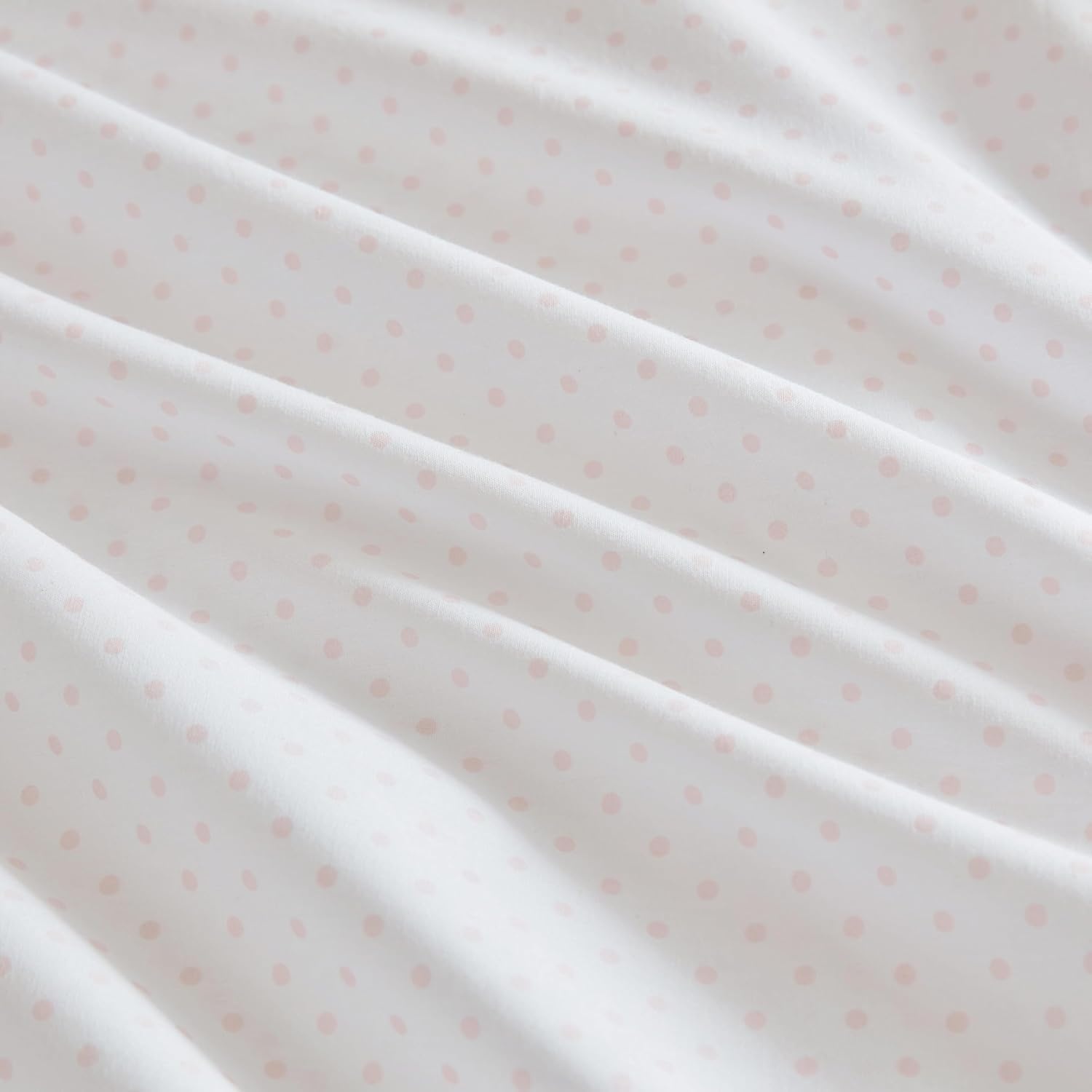 image:imageMartha Stewart Full Sheet Set with Fitted Sheet amp Pillowcases Cotton Percale Bedding with a Smooth Feel Deep Pocket Gingham BrownPolka Dot Pink
