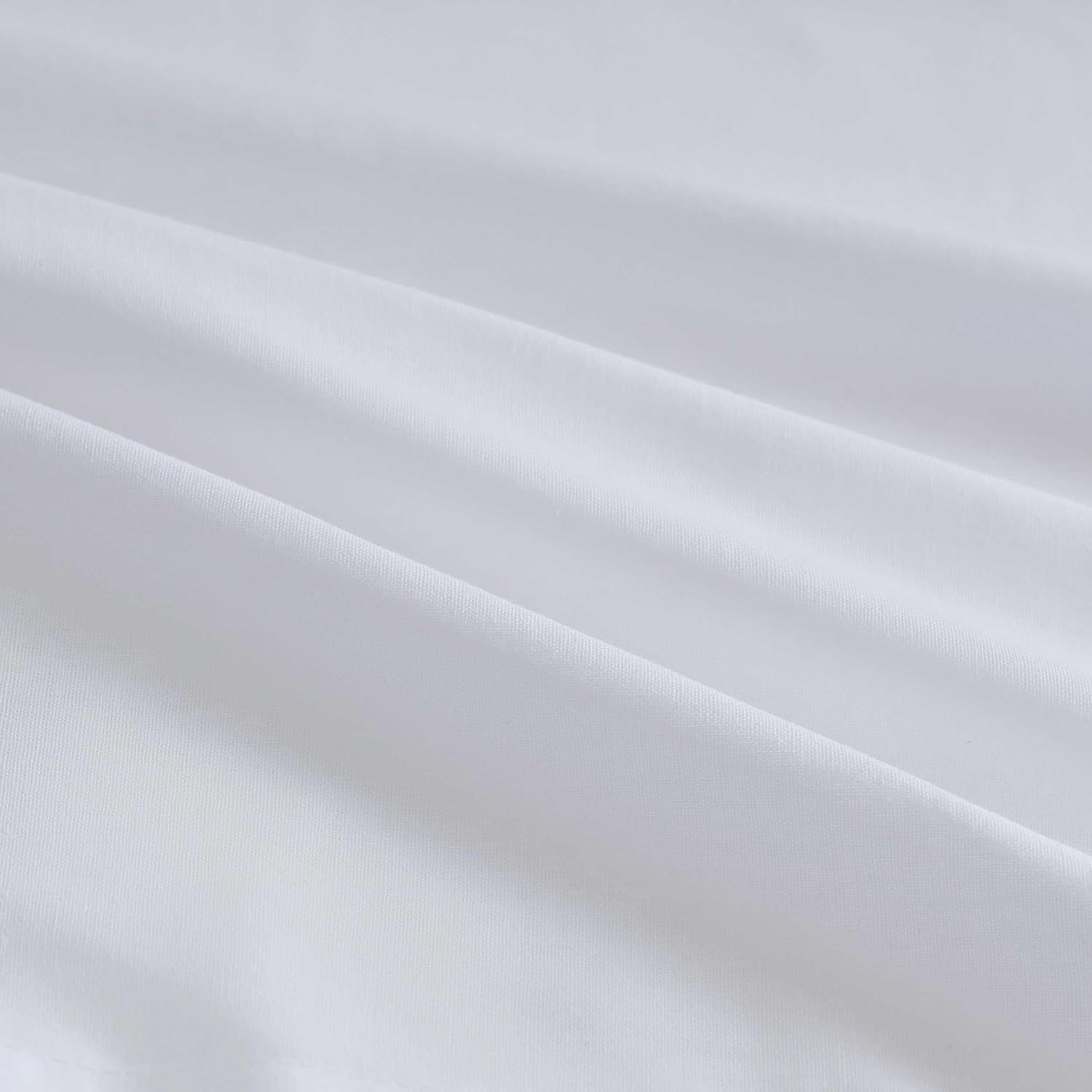 image:imageMartha Stewart Full Size Bed Skirt Cotton Percale Bedding 15Inch DropCharlotte White