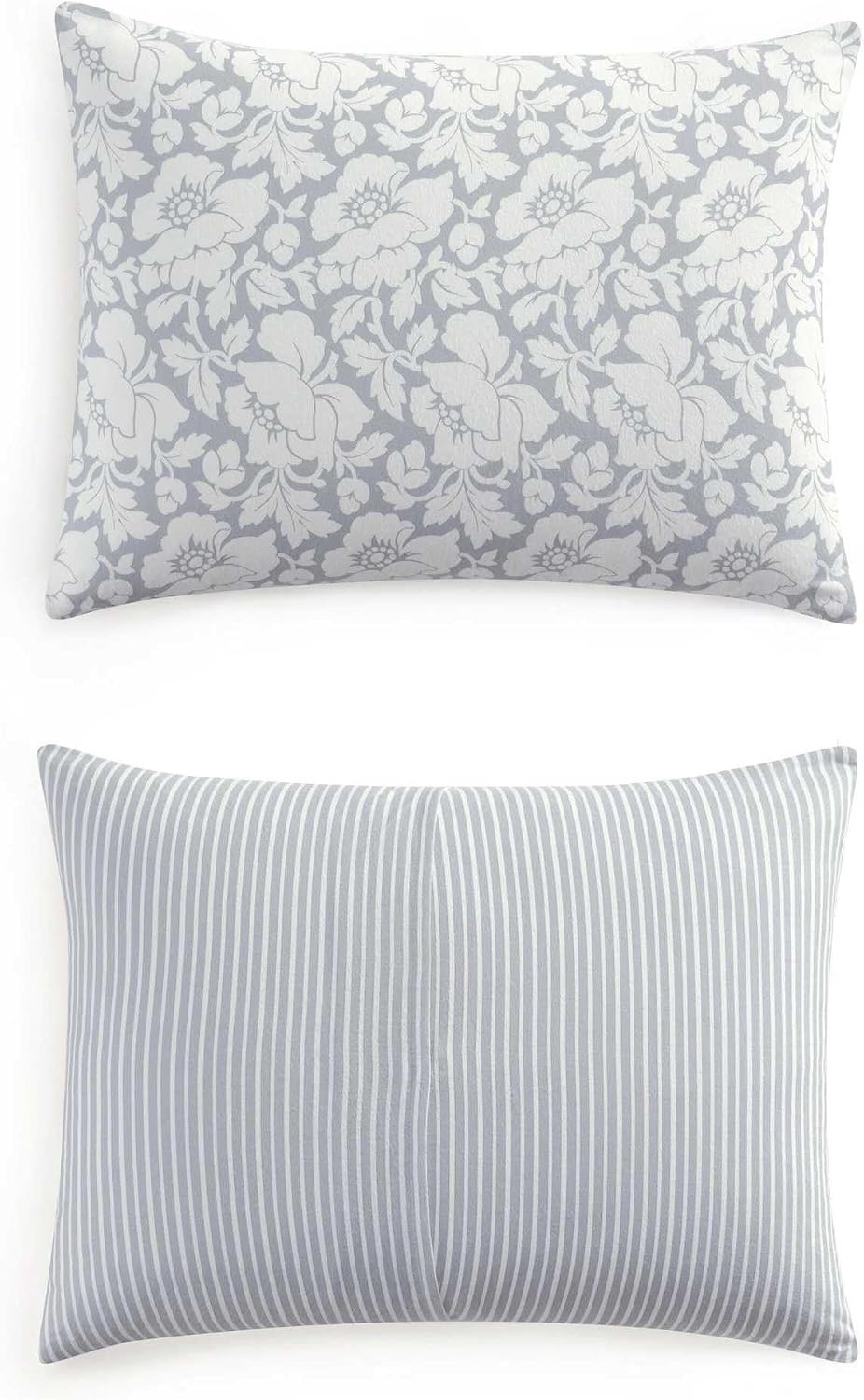 image:imageMartha Stewart Queen Comforter Set with Shams ReversibleCopper Floral Blue