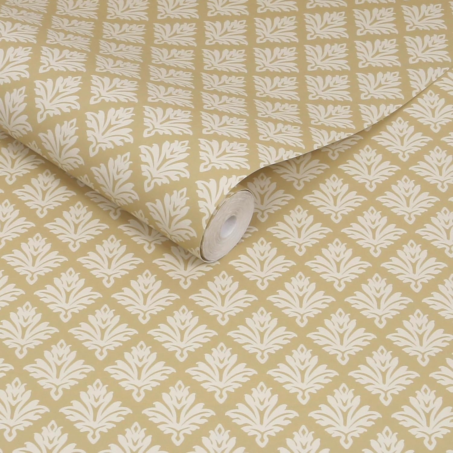 image:imageMartha Stewart Artisan Floral Antique Gold Wallpaper Farmhouse Cottage NonPasted Premium Wallpaper for Walls Kitchen Bedrooms Living Rooms