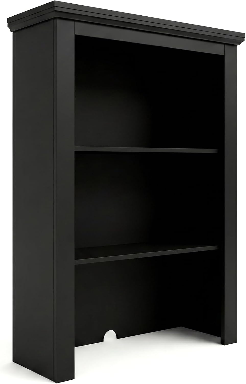 image:imageMartha Stewart Bedford Modular Fluted 3Drawer Base Cabinet BlackBlack FrameGold Hardware