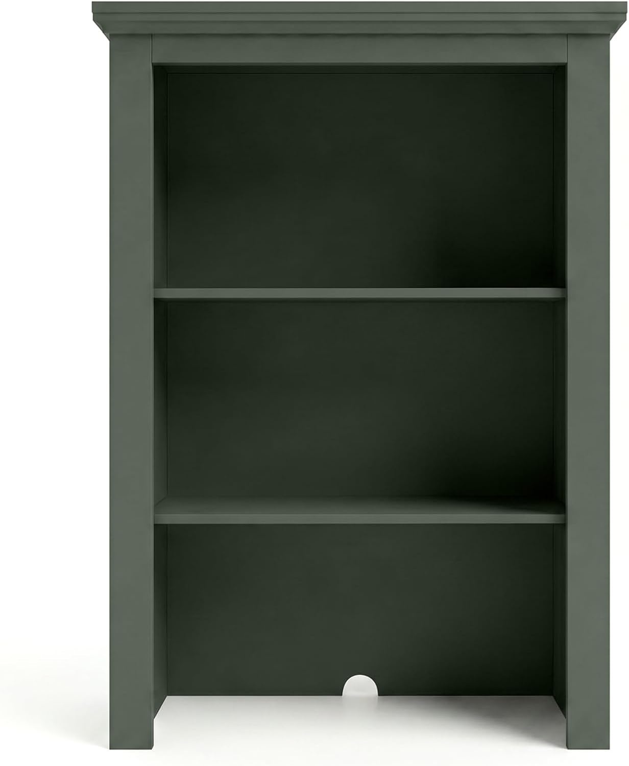 image:imageMartha Stewart Bedford Modular Fluted 3Drawer Base Cabinet BlackFern Green FrameGunmetal Hardware