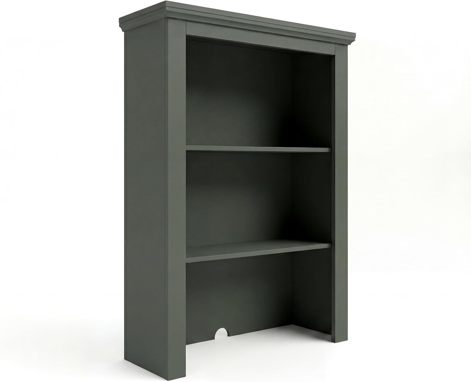 image:imageMartha Stewart Bedford Modular Fluted 3Drawer Base Cabinet BlackFern Green FrameGunmetal Hardware