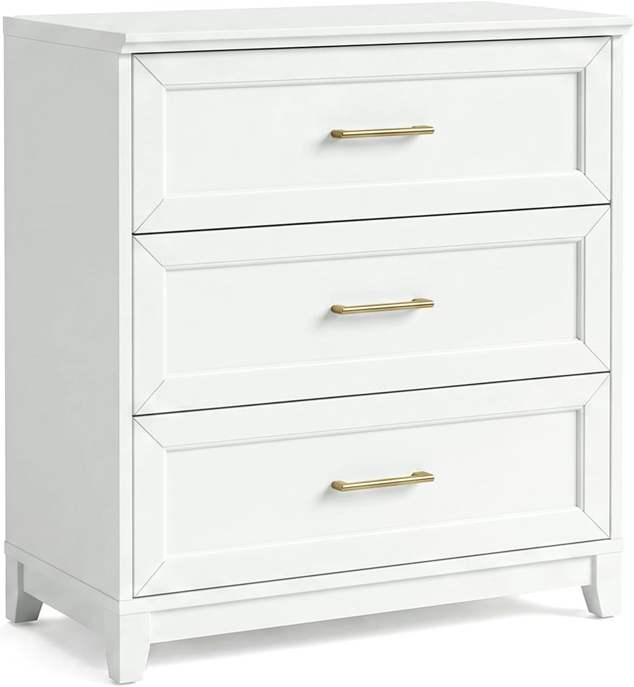 image:imageMartha Stewart Bedford Modular Shaker Glass Door Cabinet Bedford GrayWhite FrameGold Hardware