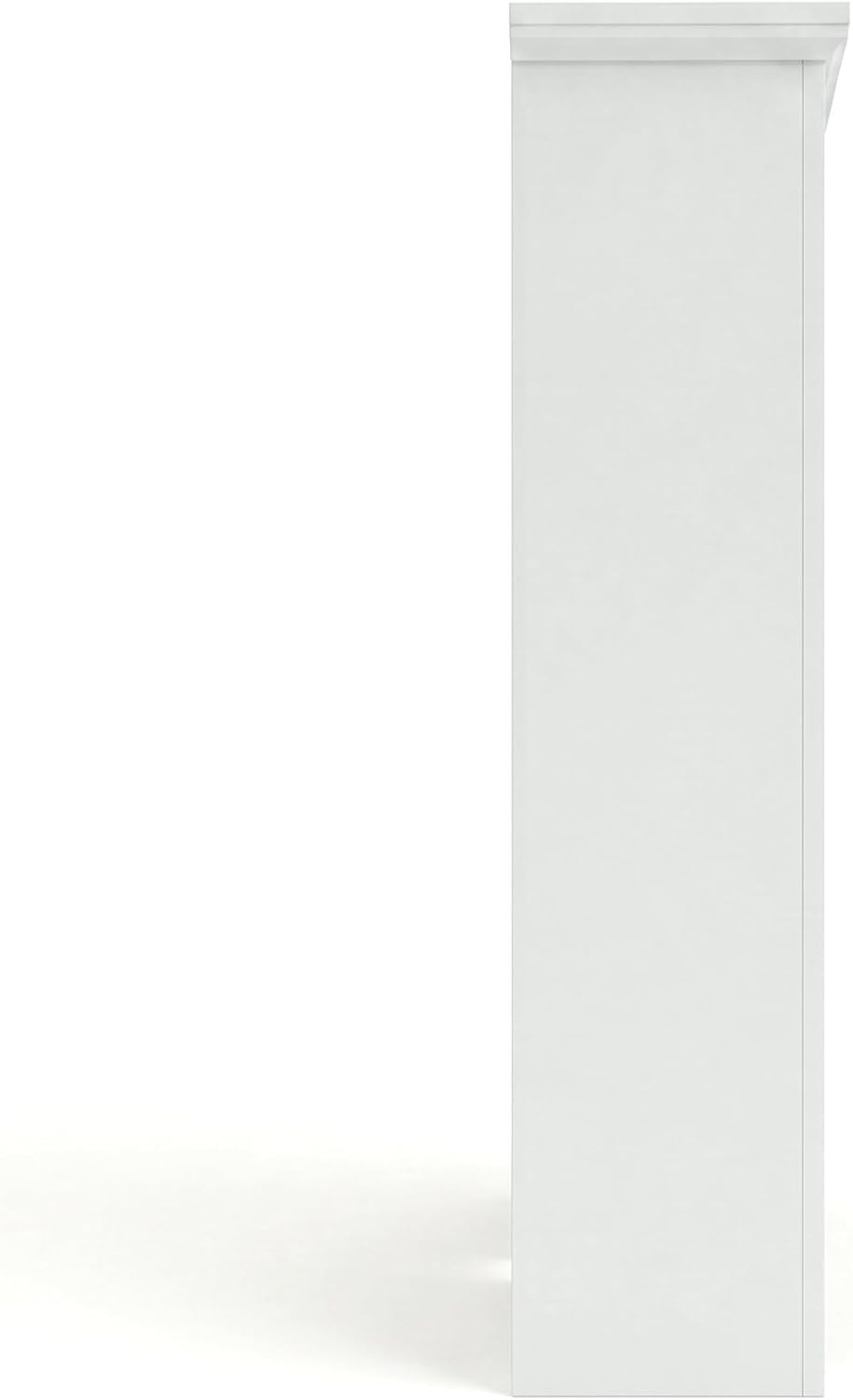 image:imageMartha Stewart Bedford Modular Shaker Glass Door Cabinet Bedford GrayWhite FrameGold Hardware