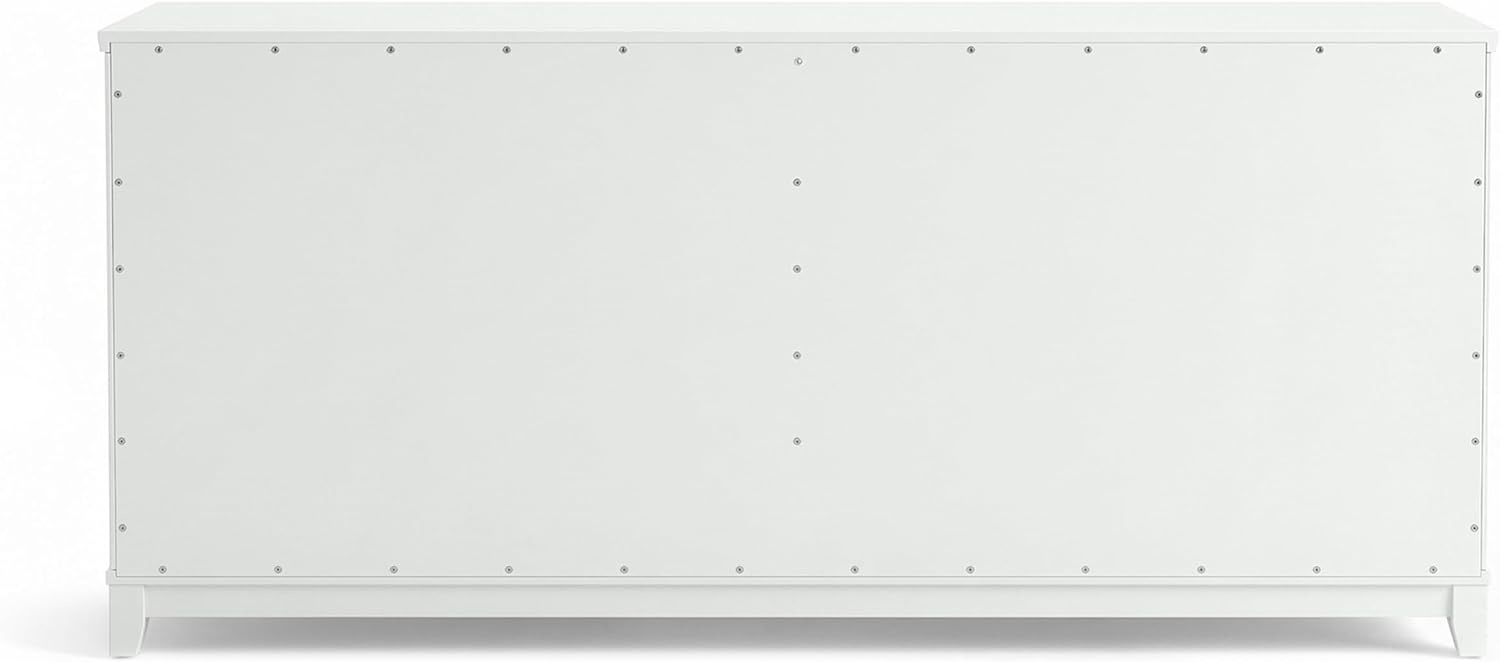 image:imageMartha Stewart Bedford Modular Shaker Glass Door Cabinet Bedford GrayWhite FrameGold Hardware