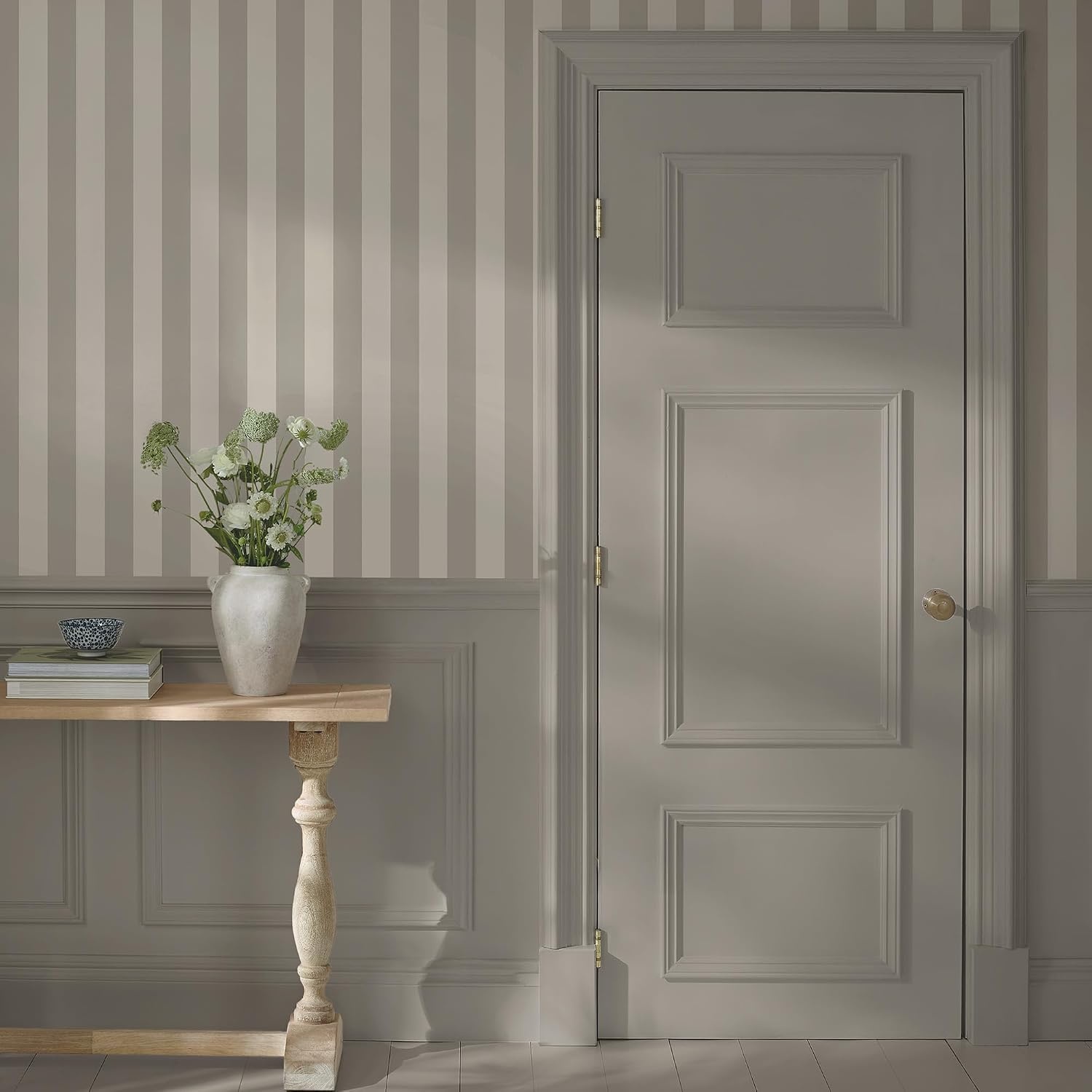 image:imageMartha Stewart Classic Stripe Georgica Beach Wallpaper Farmhouse Cottage NonPasted Premium Wallpaper for Walls Kitchen Bedrooms Living Rooms
