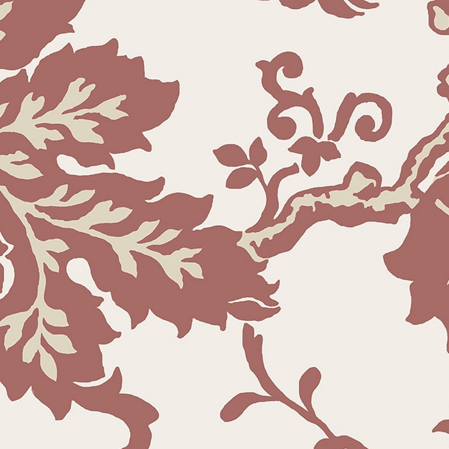 image:imageMartha Stewart Jacobean Russet Wallpaper Botanical Farmhouse Cottage NonPasted Premium Wallpaper for Walls Kitchen Bedrooms Living Rooms
