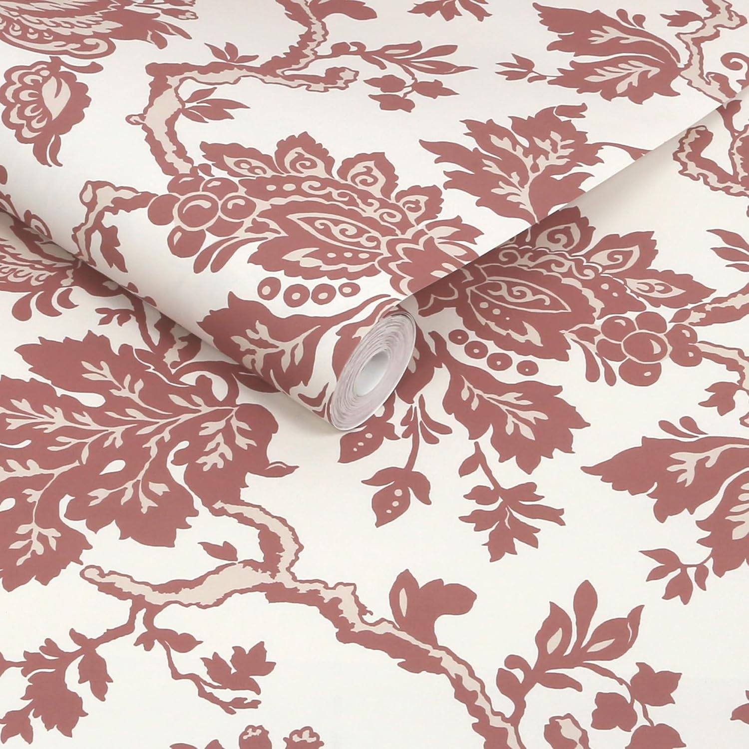 image:imageMartha Stewart Jacobean Russet Wallpaper Botanical Farmhouse Cottage NonPasted Premium Wallpaper for Walls Kitchen Bedrooms Living Rooms