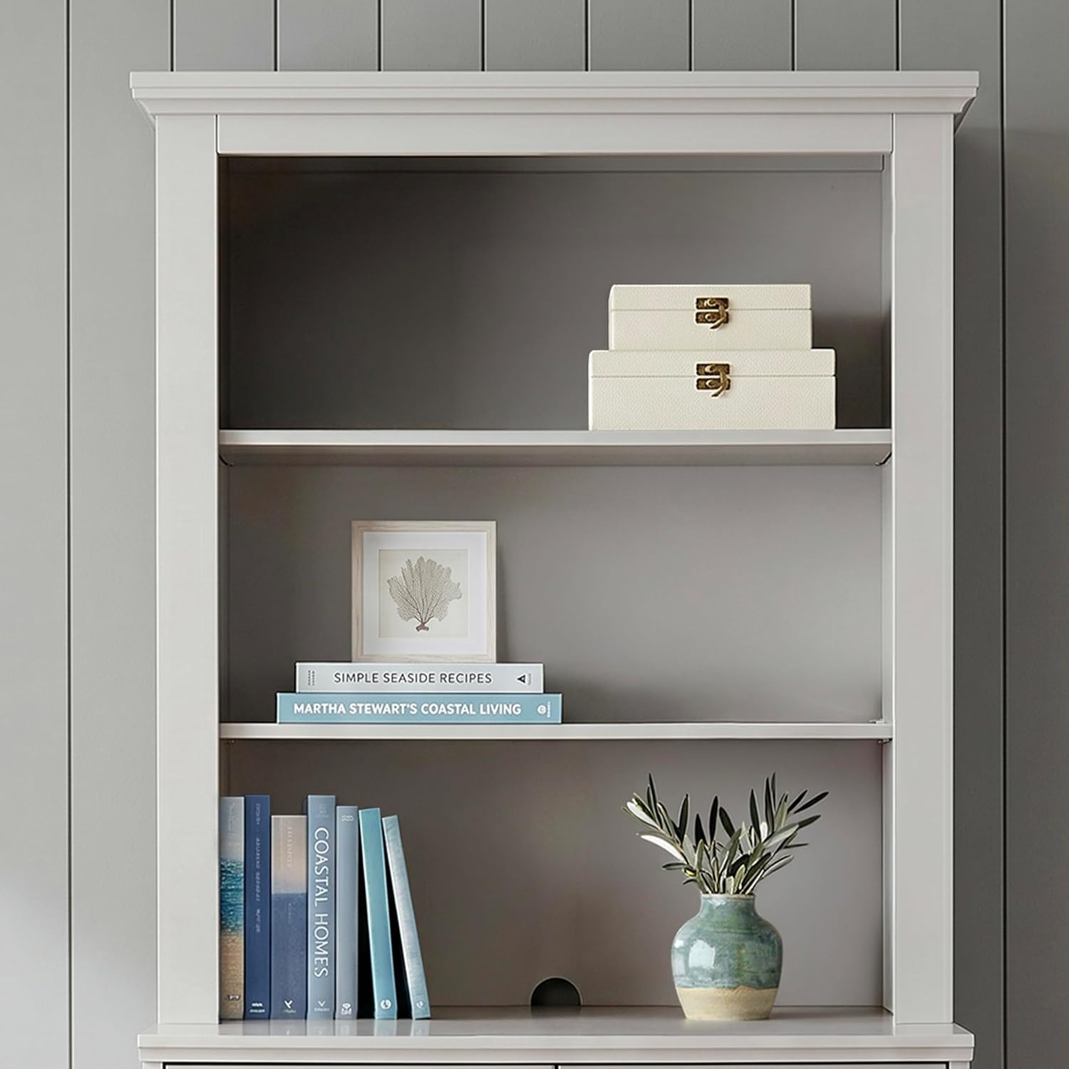 image:imageMartha Stewart Lily Pond Modular Storage Cabinet Slate BlueSharkey Gray