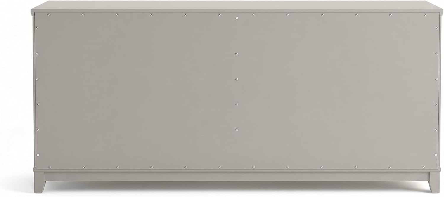 image:imageMartha Stewart Lily Pond Modular Storage Cabinet Slate BlueSharkey Gray FrameBrushed Stainless Steel Hardware