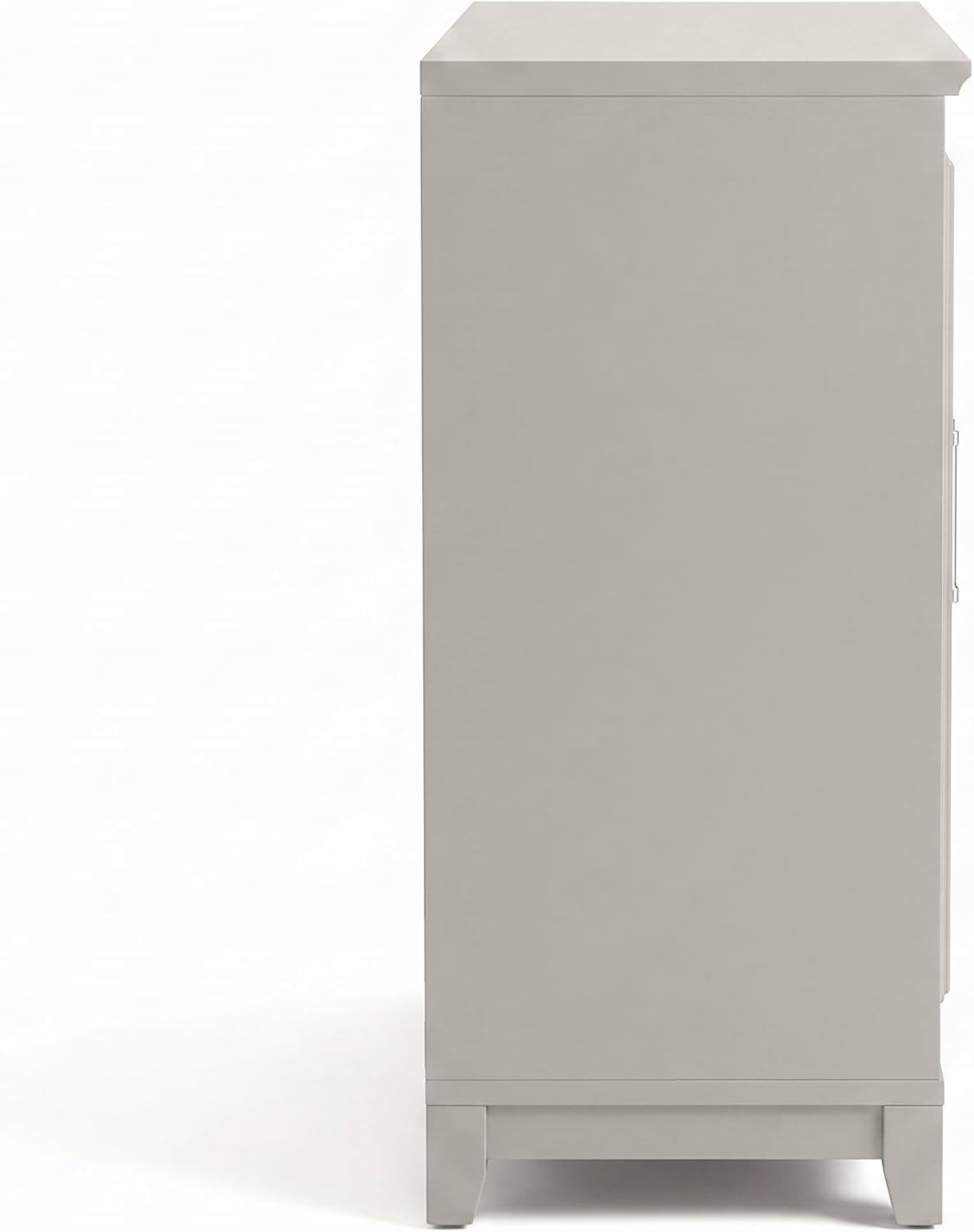 image:imageMartha Stewart Lily Pond Modular Storage Cabinet Slate BlueSharkey Gray FrameBrushed Stainless Steel Hardware