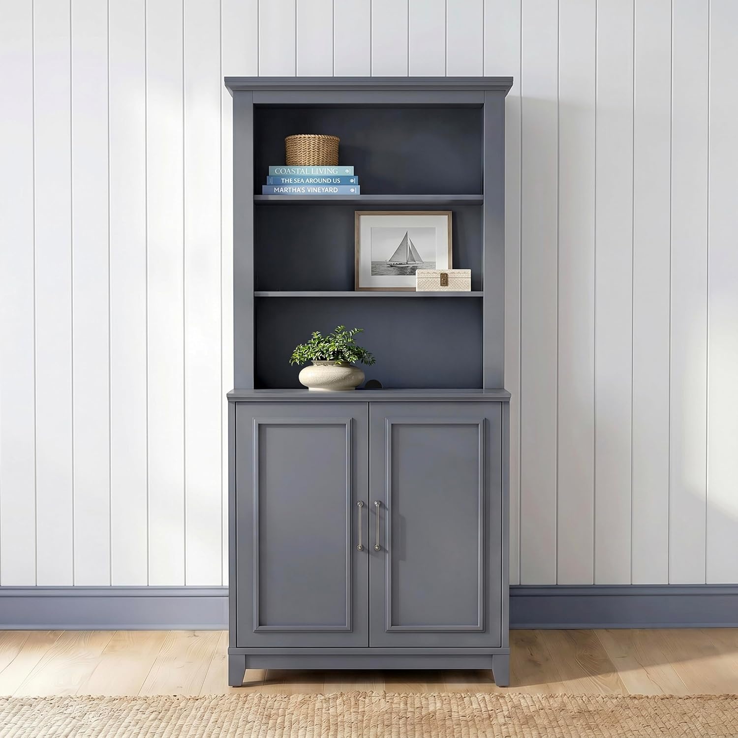 image:imageMartha Stewart Lily Pond Modular Storage Cabinet Slate BlueSlate Blue