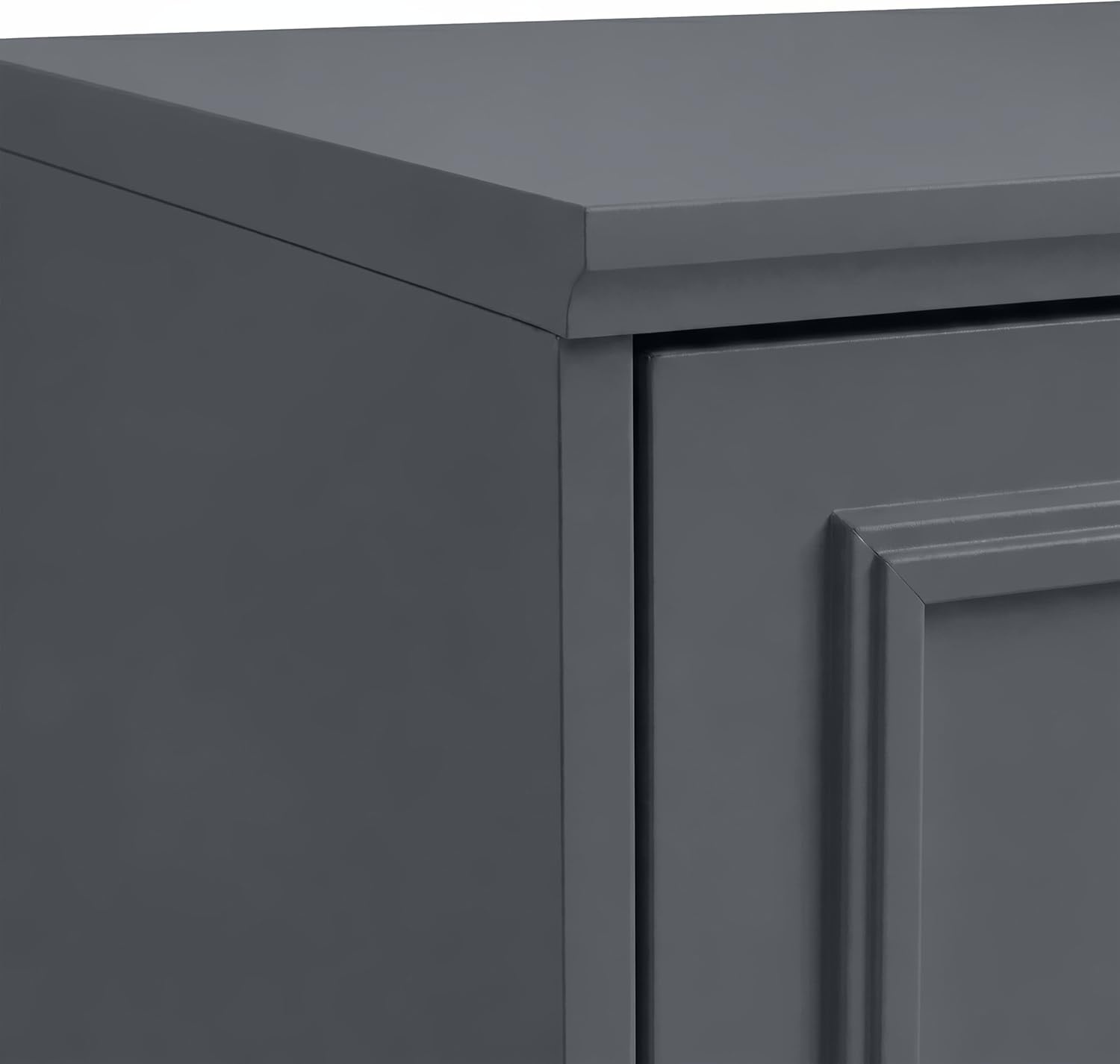 image:imageMartha Stewart Lily Pond Modular Storage Cabinet Slate BlueSlate Blue FrameGunmetal Hardware