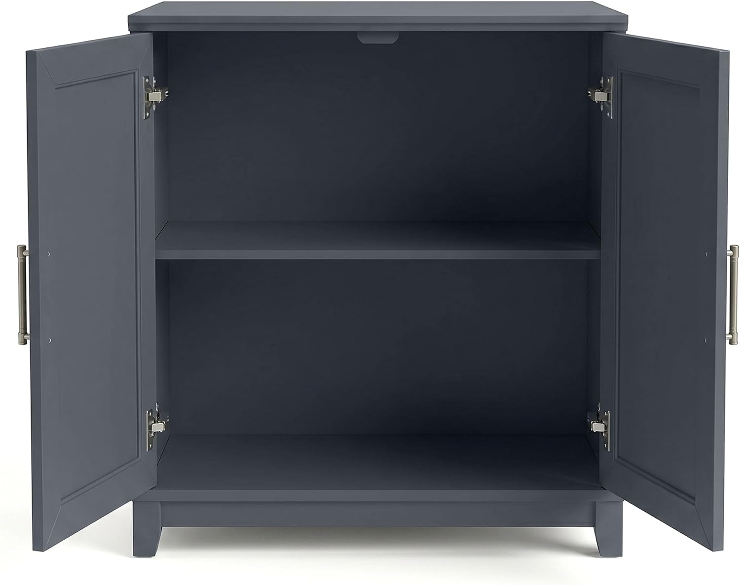 image:imageMartha Stewart Lily Pond Modular Storage Cabinet Slate BlueSlate Blue FrameGunmetal Hardware